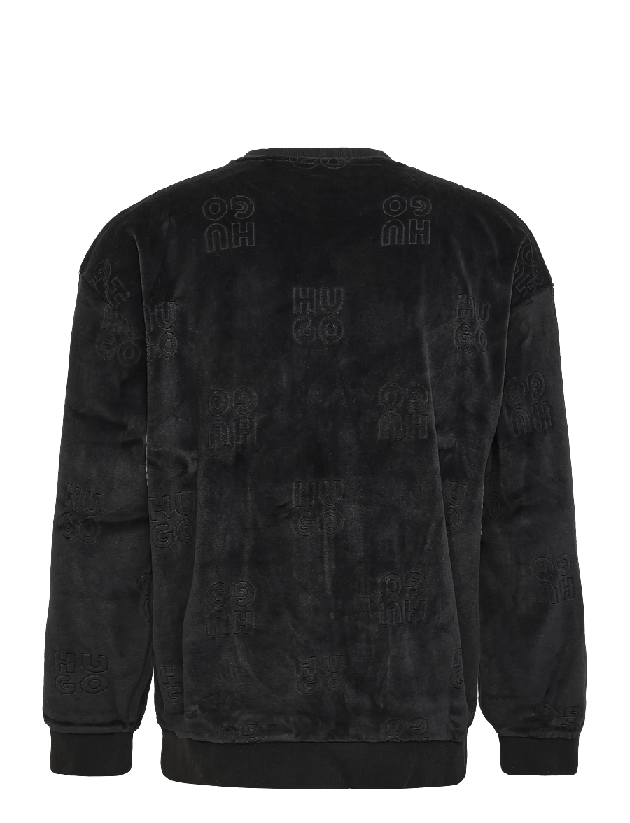 HUGO - VELORO SWEATSHIRT - sweatshirts - black - 1