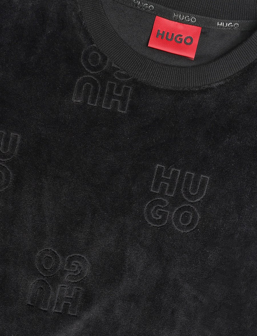 HUGO - VELORO SWEATSHIRT - sweatshirts - black - 2
