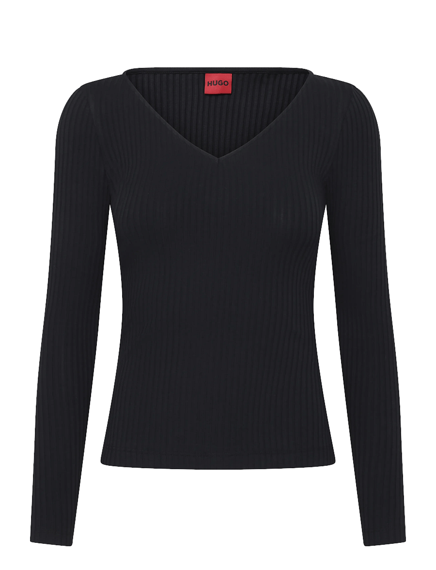 HUGO - Dumille - langärmlige tops - black - 0