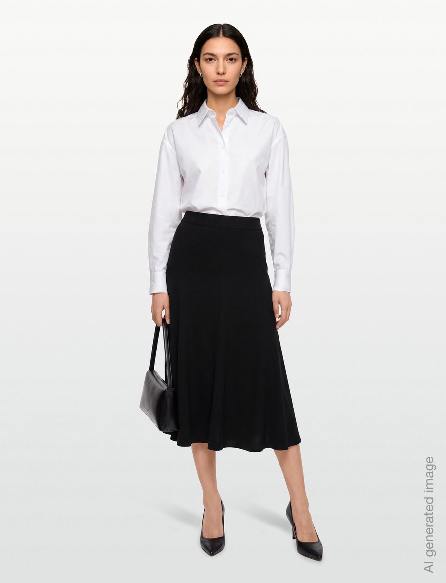HUGO - Rejuliana - midi-röcke - black - 0