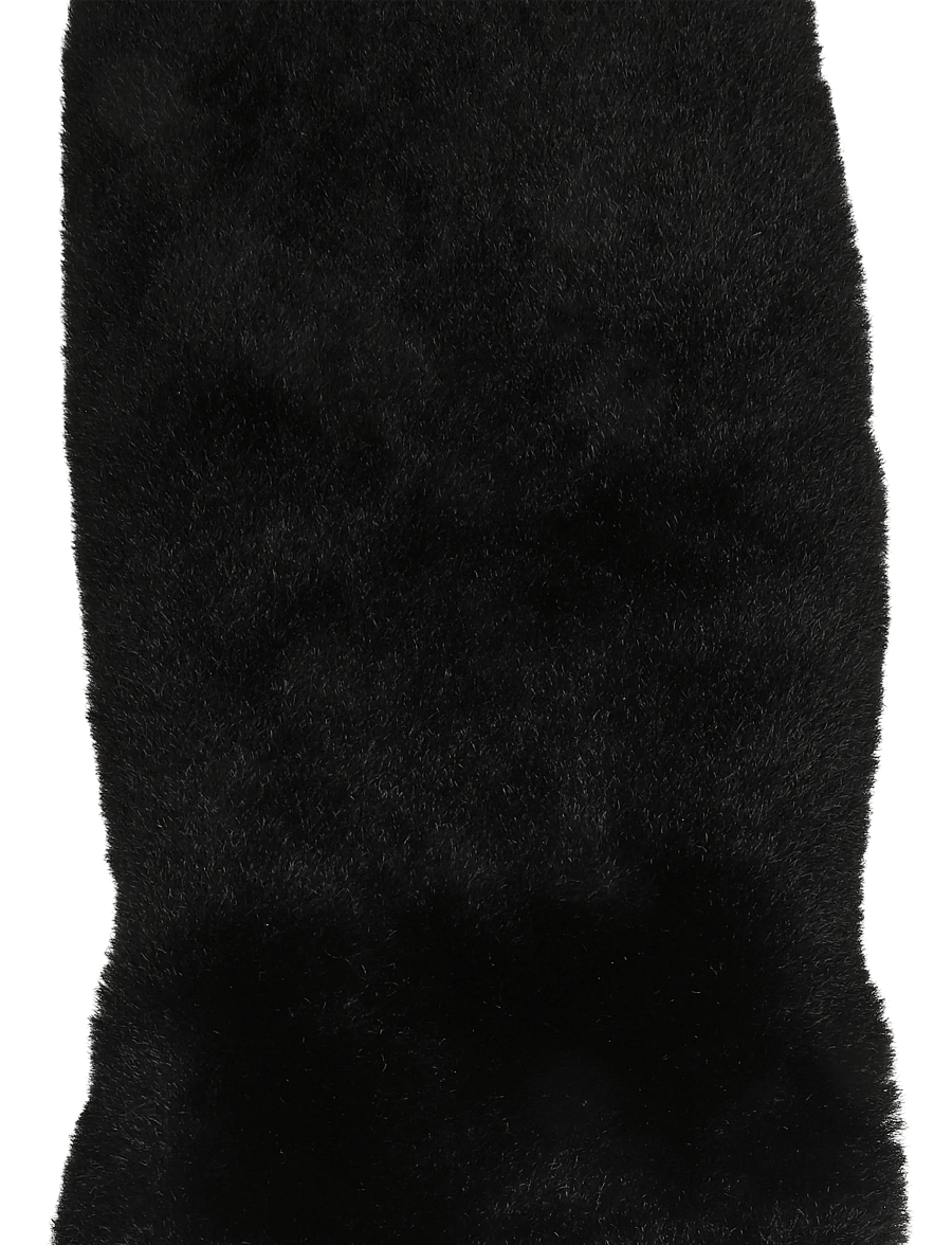 HUGO - Beatris-F - nahast kindad - black - 2