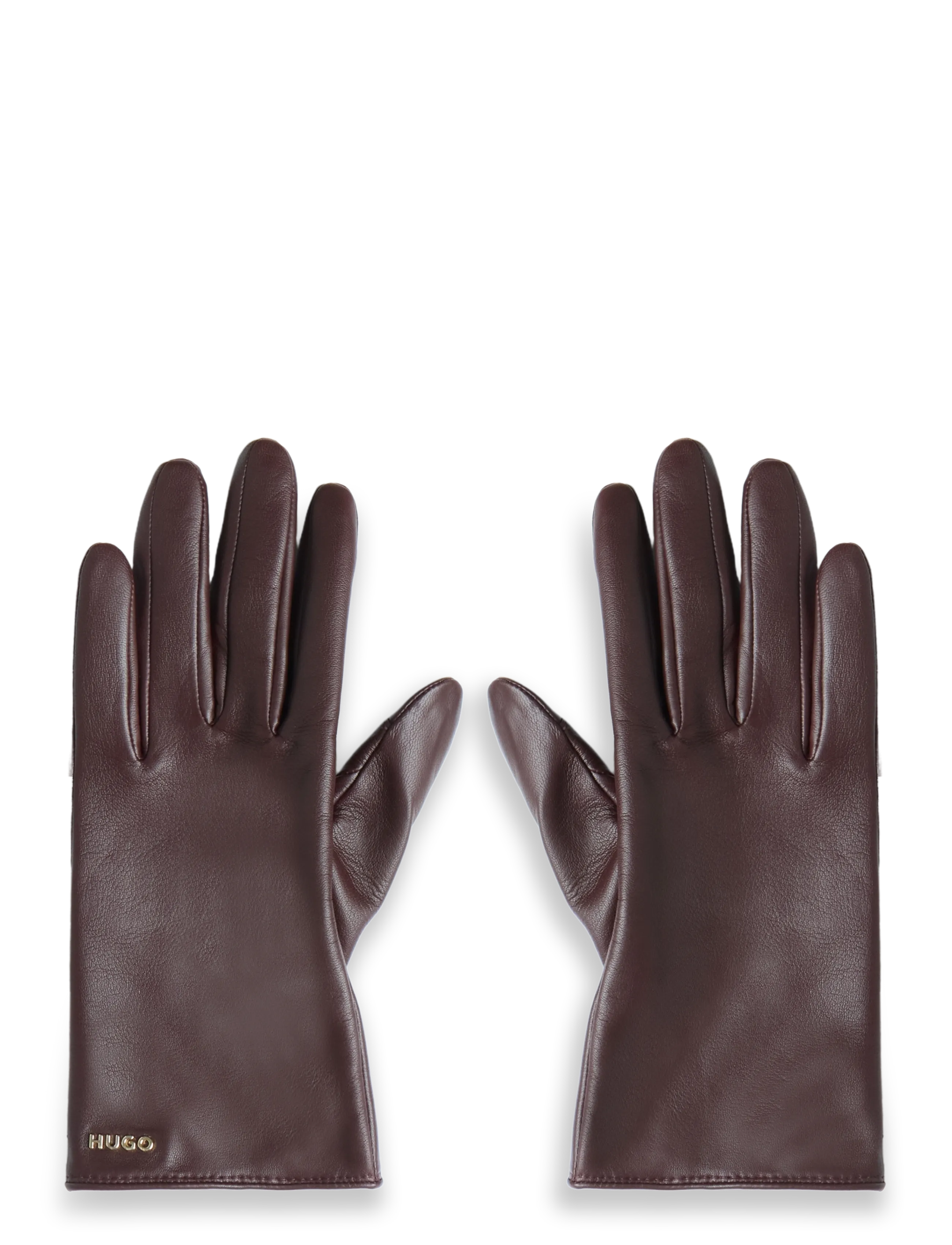 HUGO Beggy 2.0 - Læderhandsker - BROWN OVERFLOW / brown