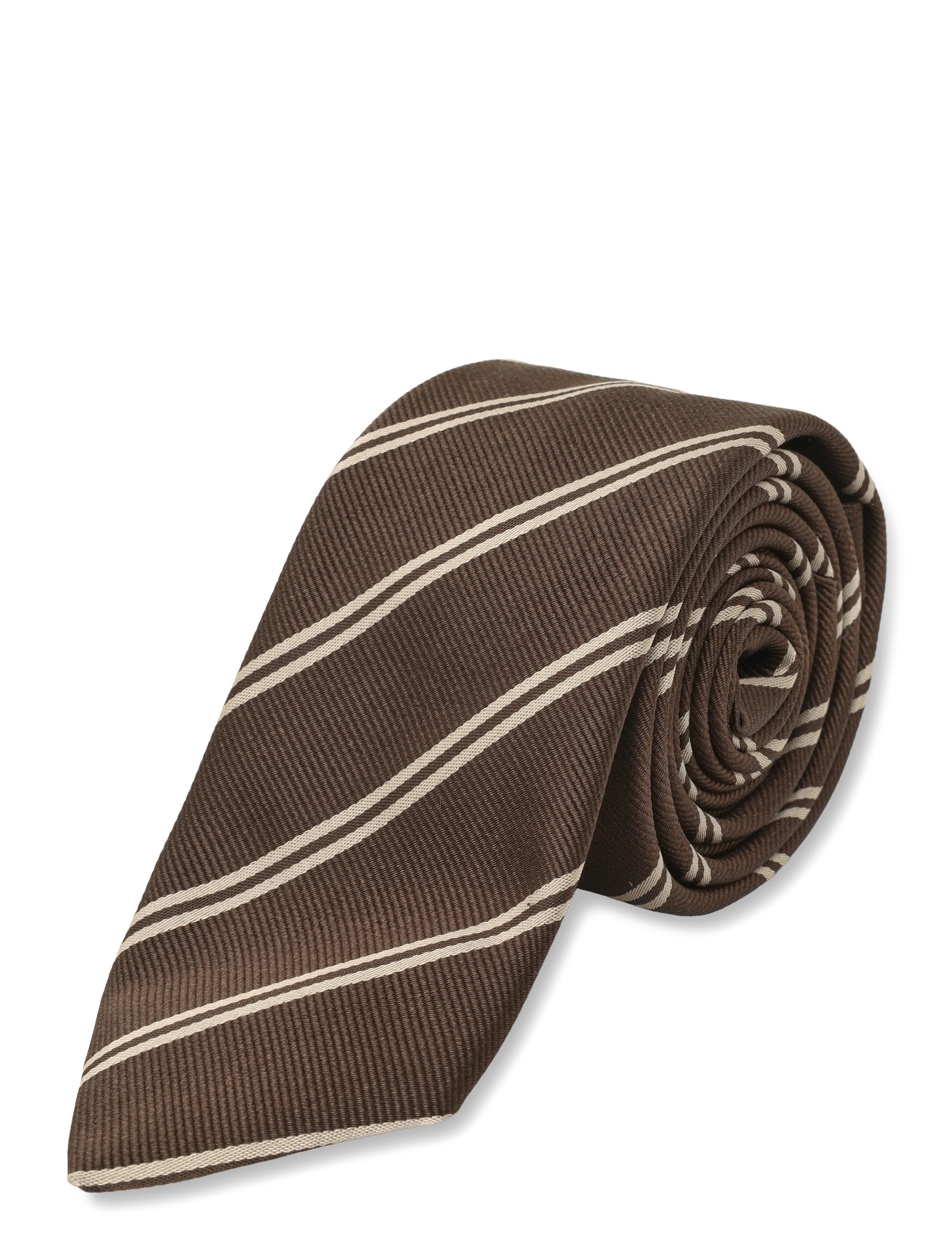HUGO - Tie cm 6 - krawatten - brown overflow - 2