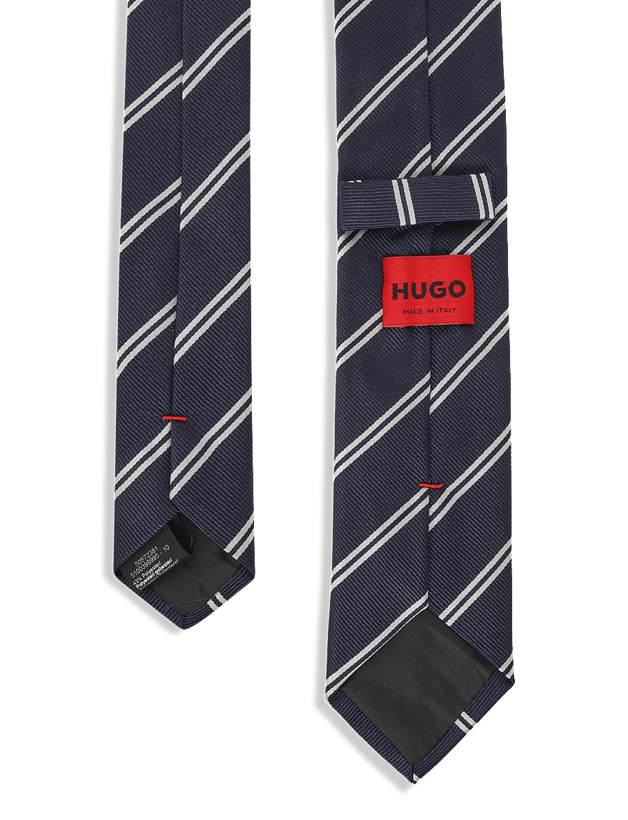 HUGO - Tie cm 6 - lipsud - dark blue - 1