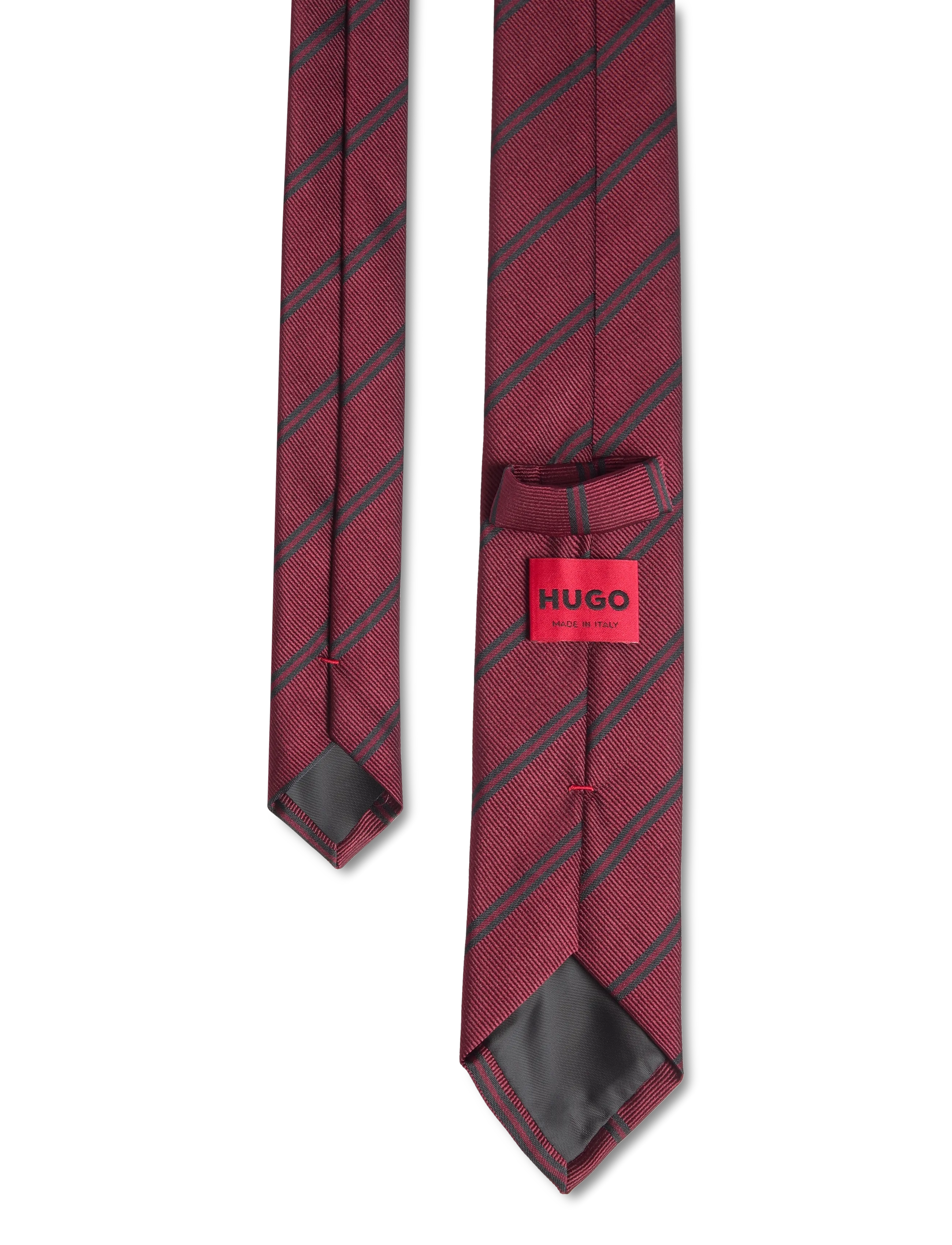 HUGO - Tie cm 6 - slips - dark pink - 1