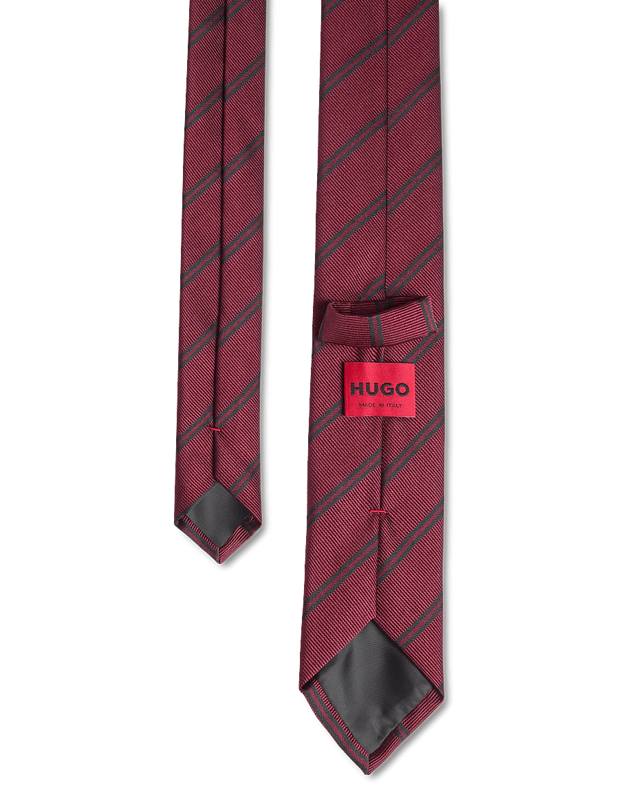 HUGO - Tie cm 6 - slips - dark pink - 1