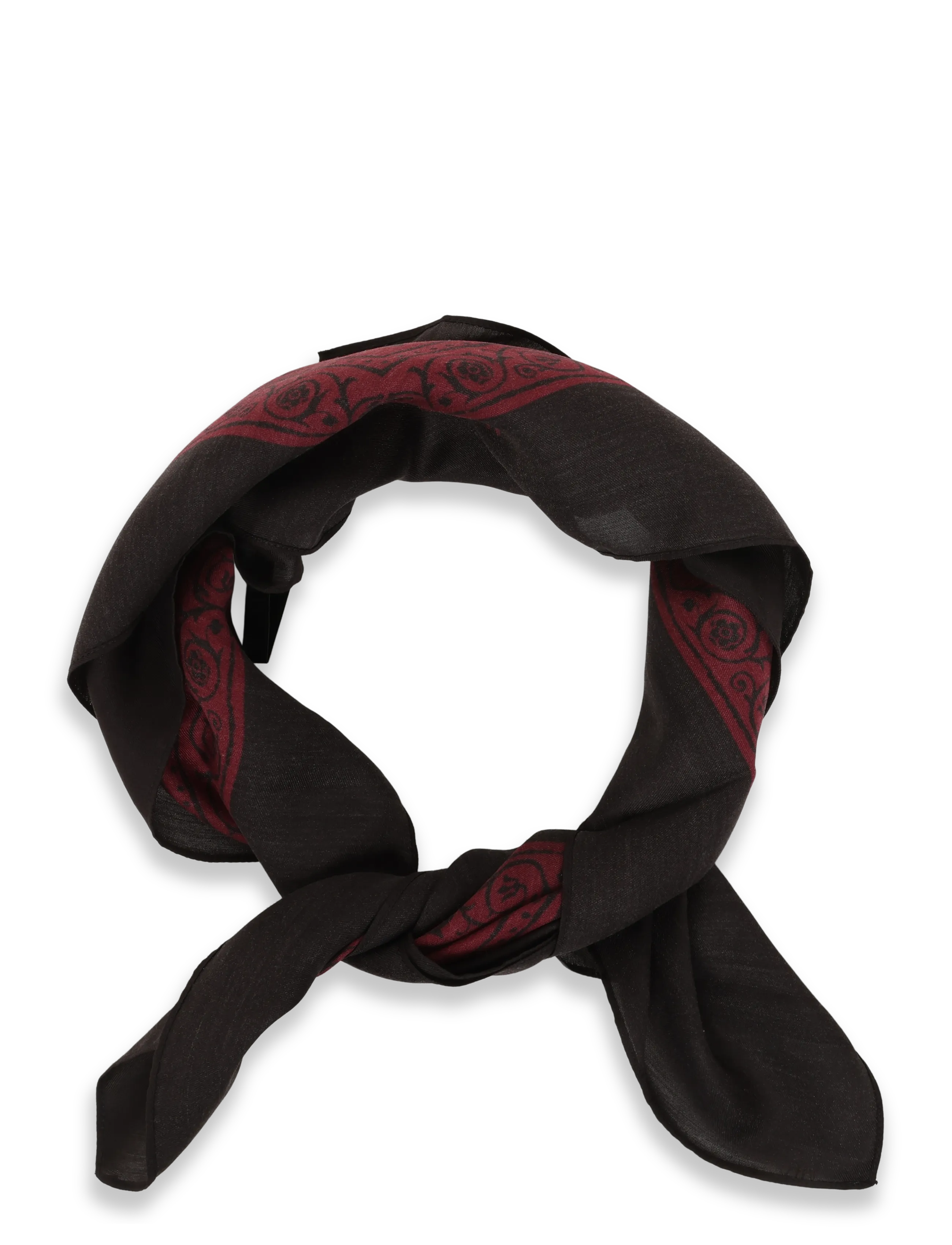 HUGO Bandana cm 60x60 - Aksessuaarid - DARK PINK / black