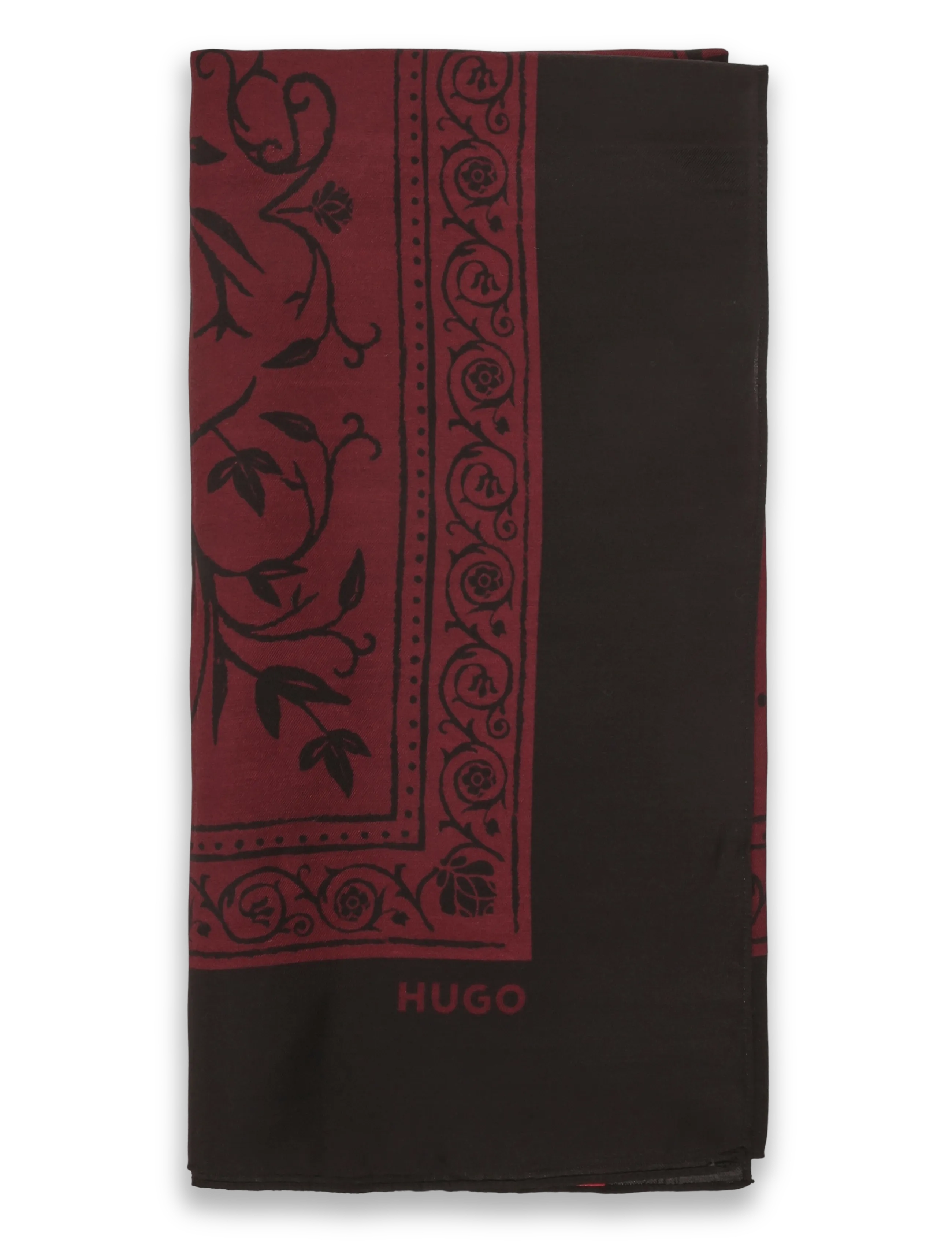 HUGO - Bandana cm 60x60 - kerged sallid - dark pink - 1