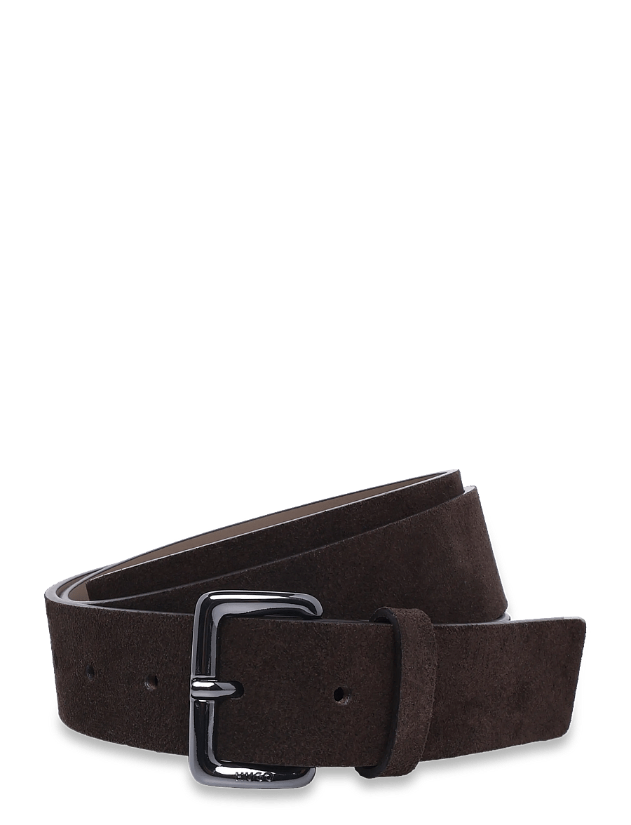 HUGO - Geraldo-Sd_Sz35 - klassiska skärp - dark brown - 0
