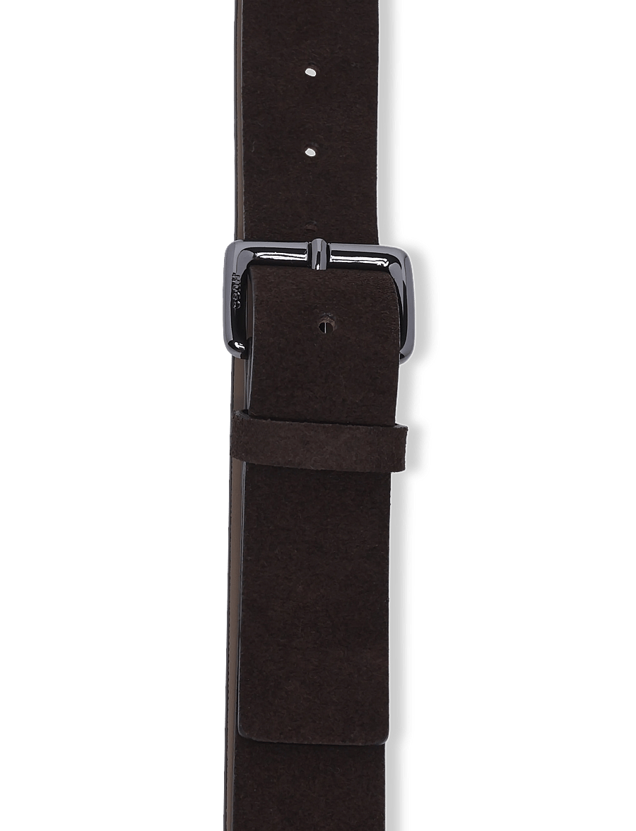 HUGO - Geraldo-Sd_Sz35 - klassiska skärp - dark brown - 2