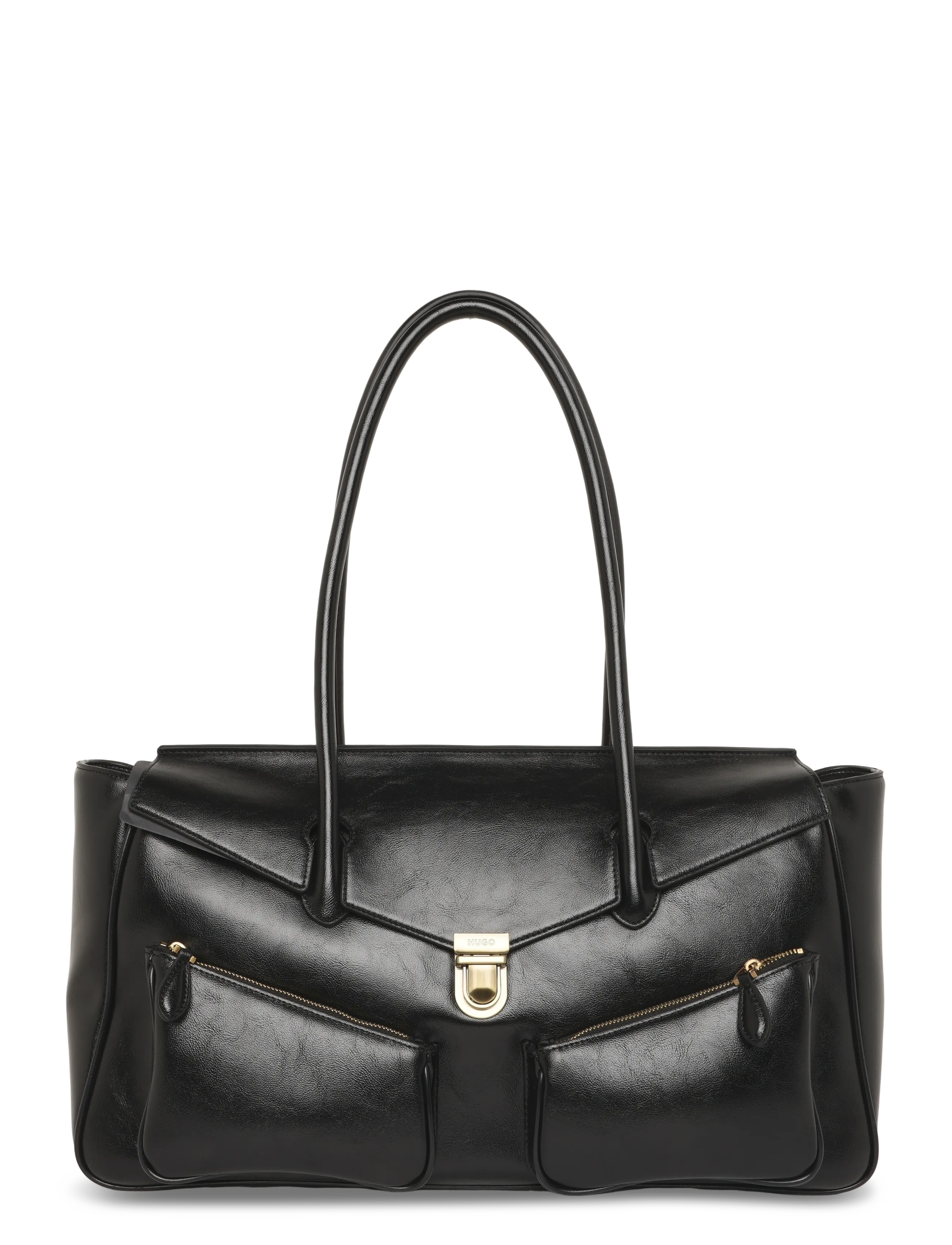 HUGO Quinley_Shoulder Bag - Töskur - BLACK / black