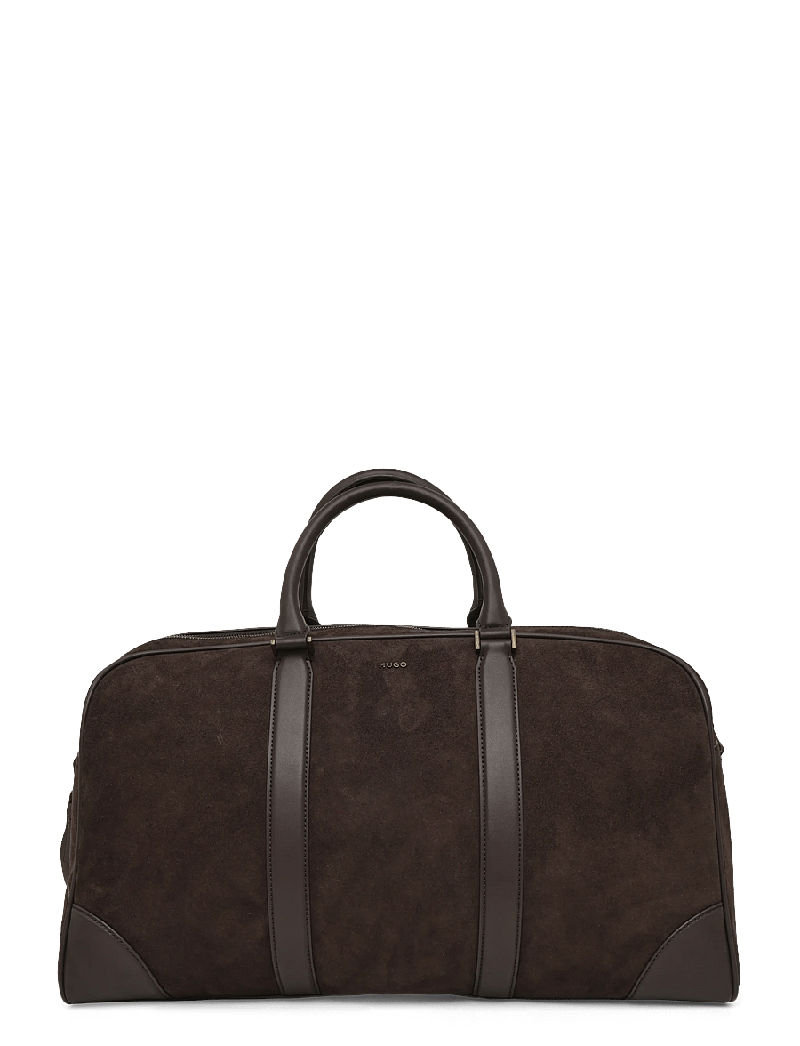 HUGO - GO-BAG_S_Holdall - duffelväskor - brown overflow - 0