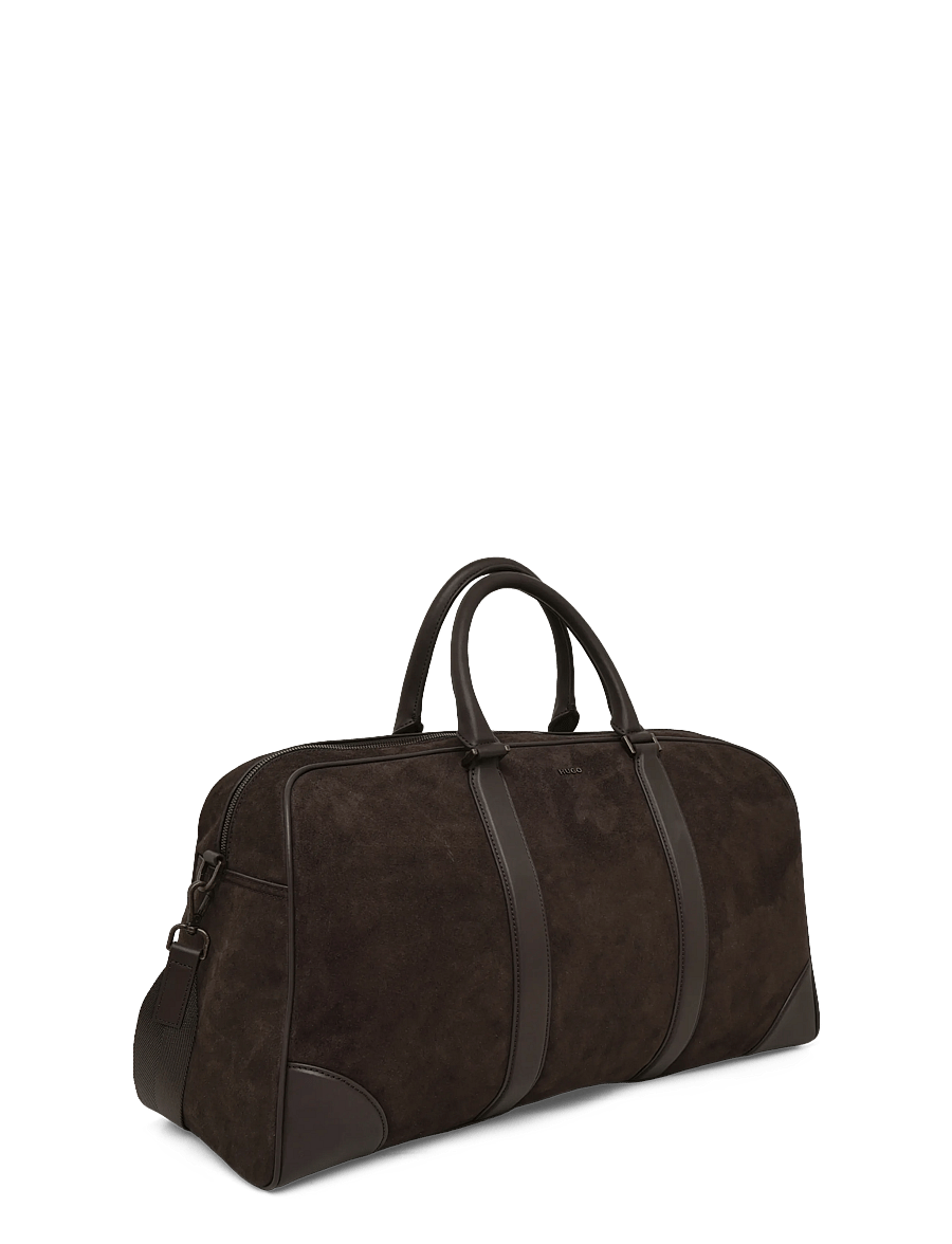 HUGO - GO-BAG_S_Holdall - duffelväskor - brown overflow - 2