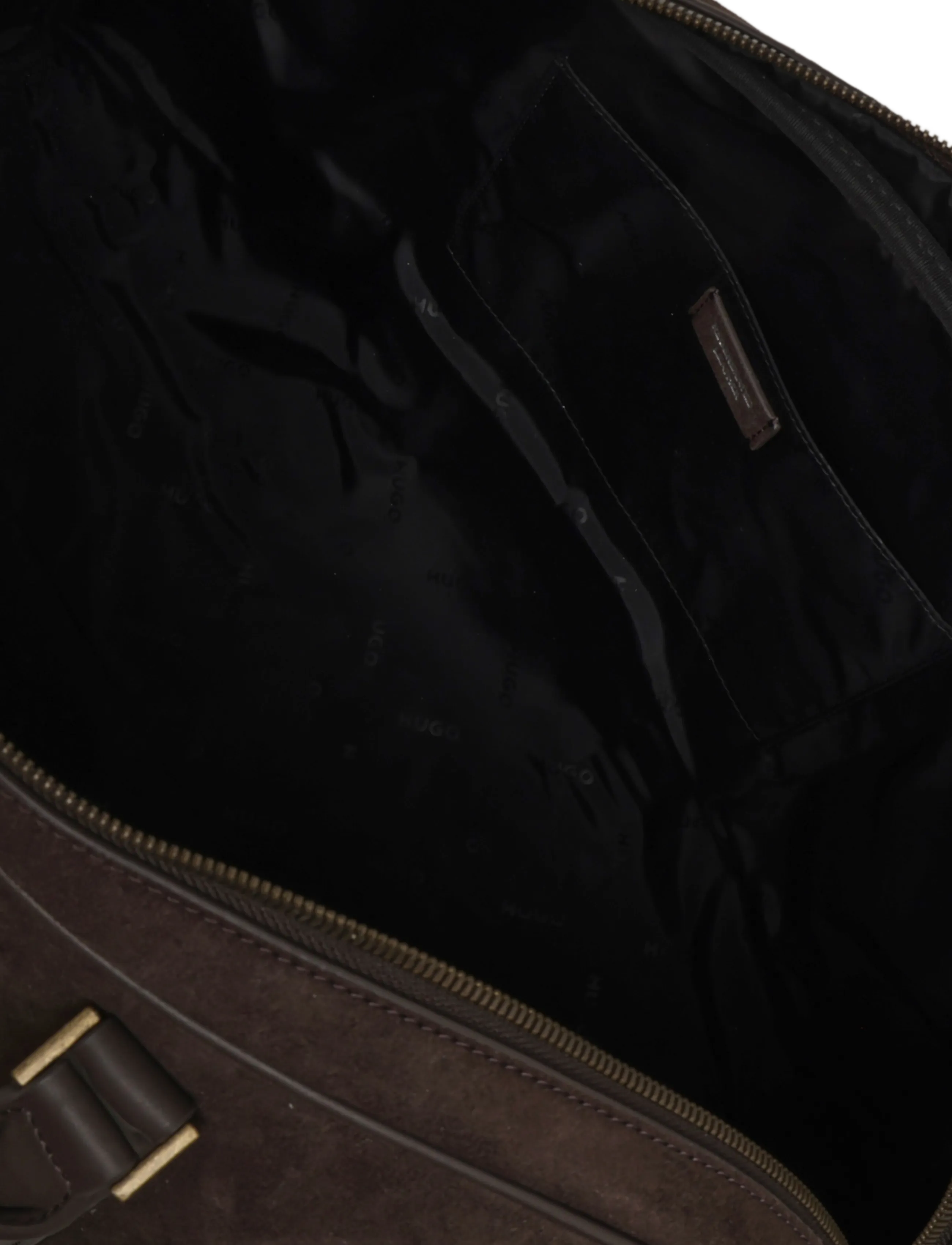 HUGO - GO-BAG_S_Holdall - duffelväskor - brown overflow - 3