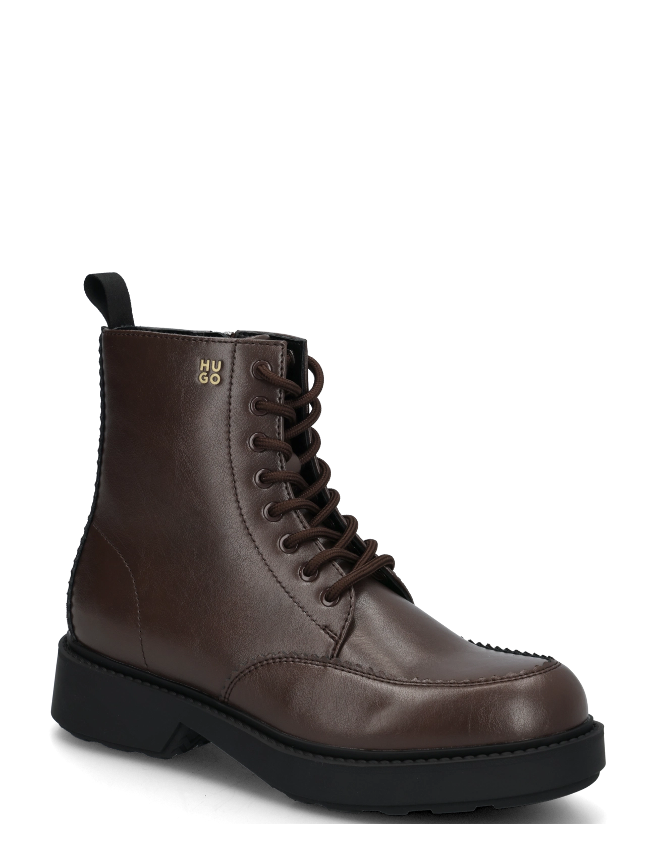 HUGO Angey_LuBoot_aclt - Kängor - DARK BROWN / brown