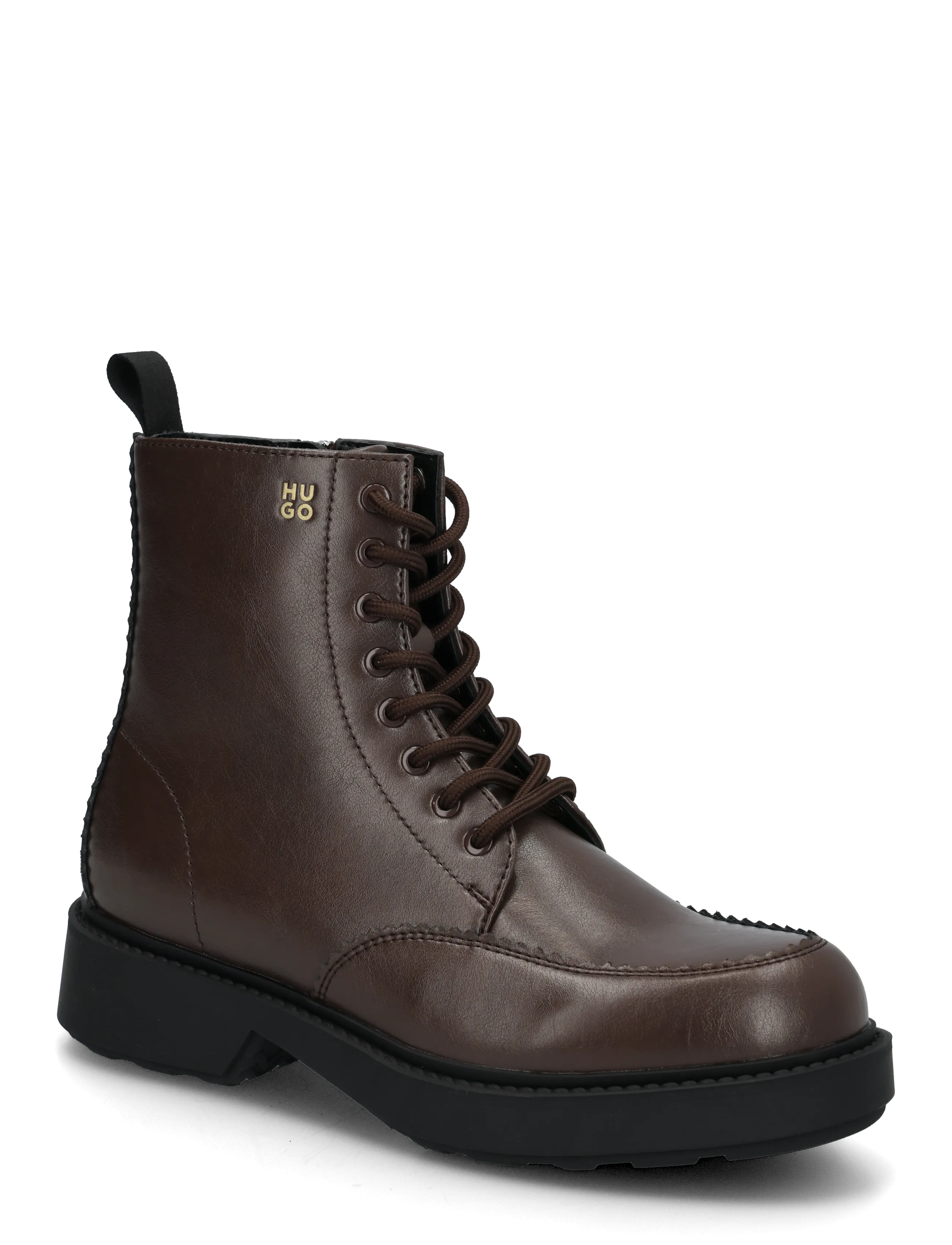 HUGO Angey_LuBoot_aclt - Boots - DARK BROWN / brown