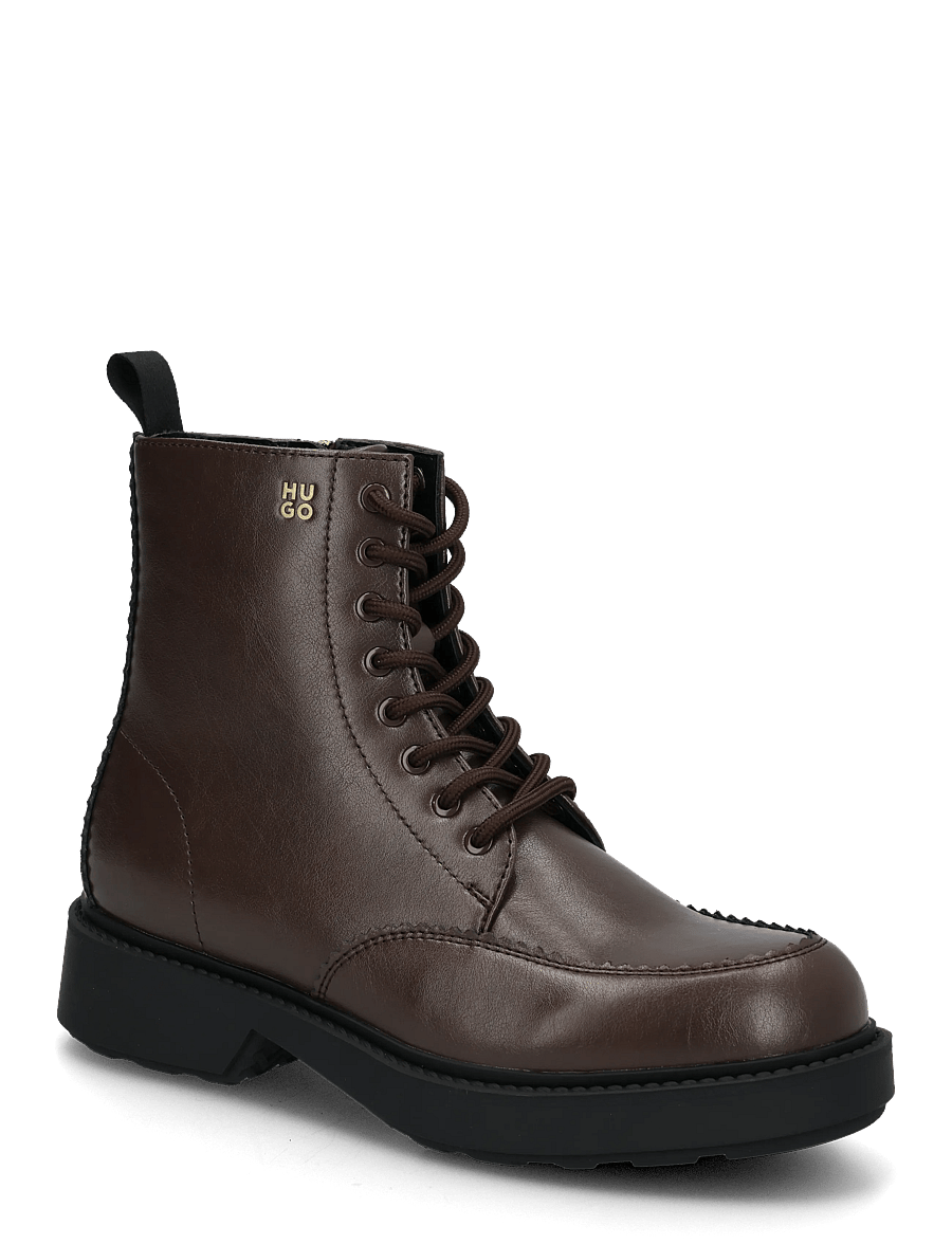 HUGO - Angey_LuBoot_aclt - geschnürte stiefel - dark brown - 0