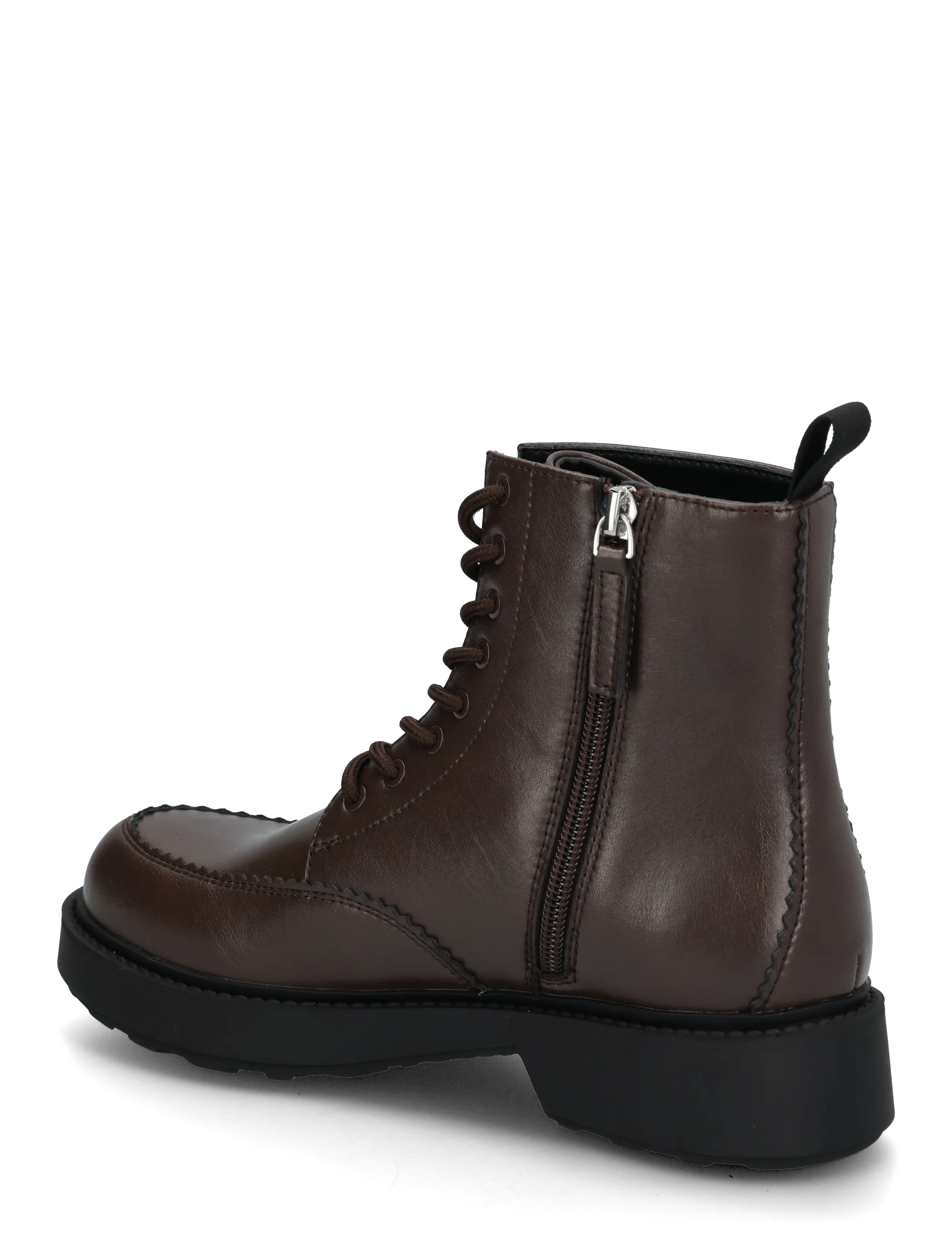 HUGO - Angey_LuBoot_aclt - geschnürte stiefel - dark brown - 1