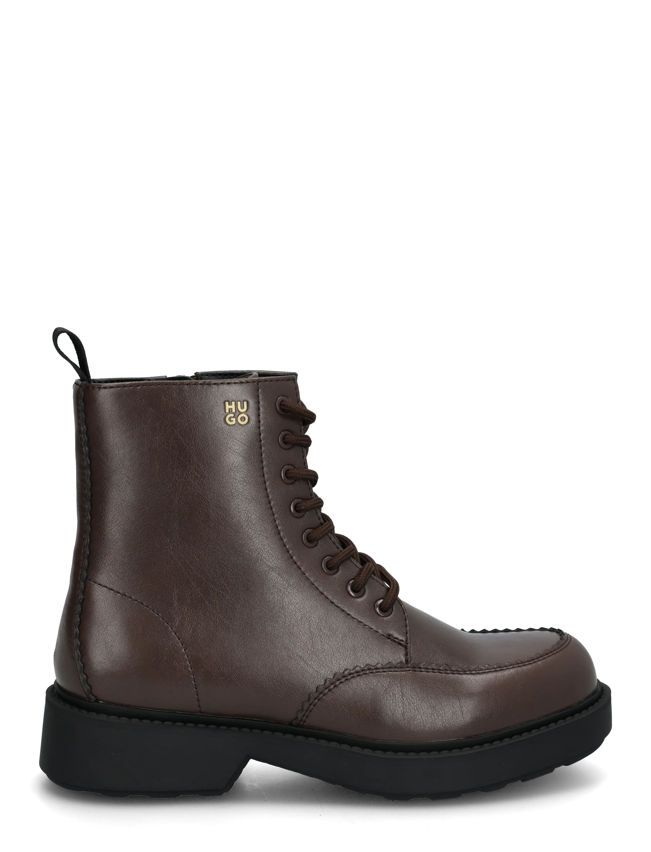 HUGO - Angey_LuBoot_aclt - geschnürte stiefel - dark brown - 2