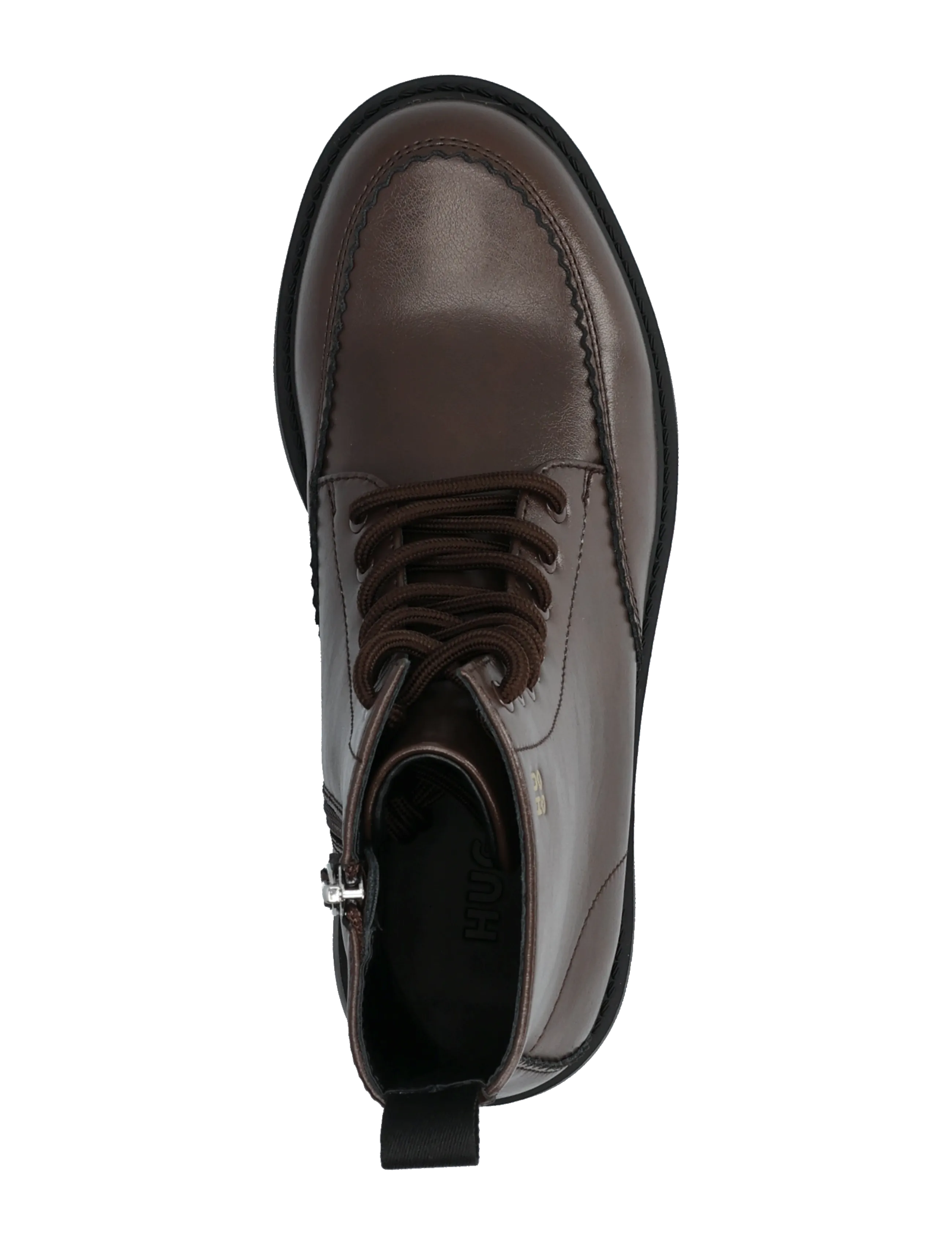 HUGO - Angey_LuBoot_aclt - geschnürte stiefel - dark brown - 3