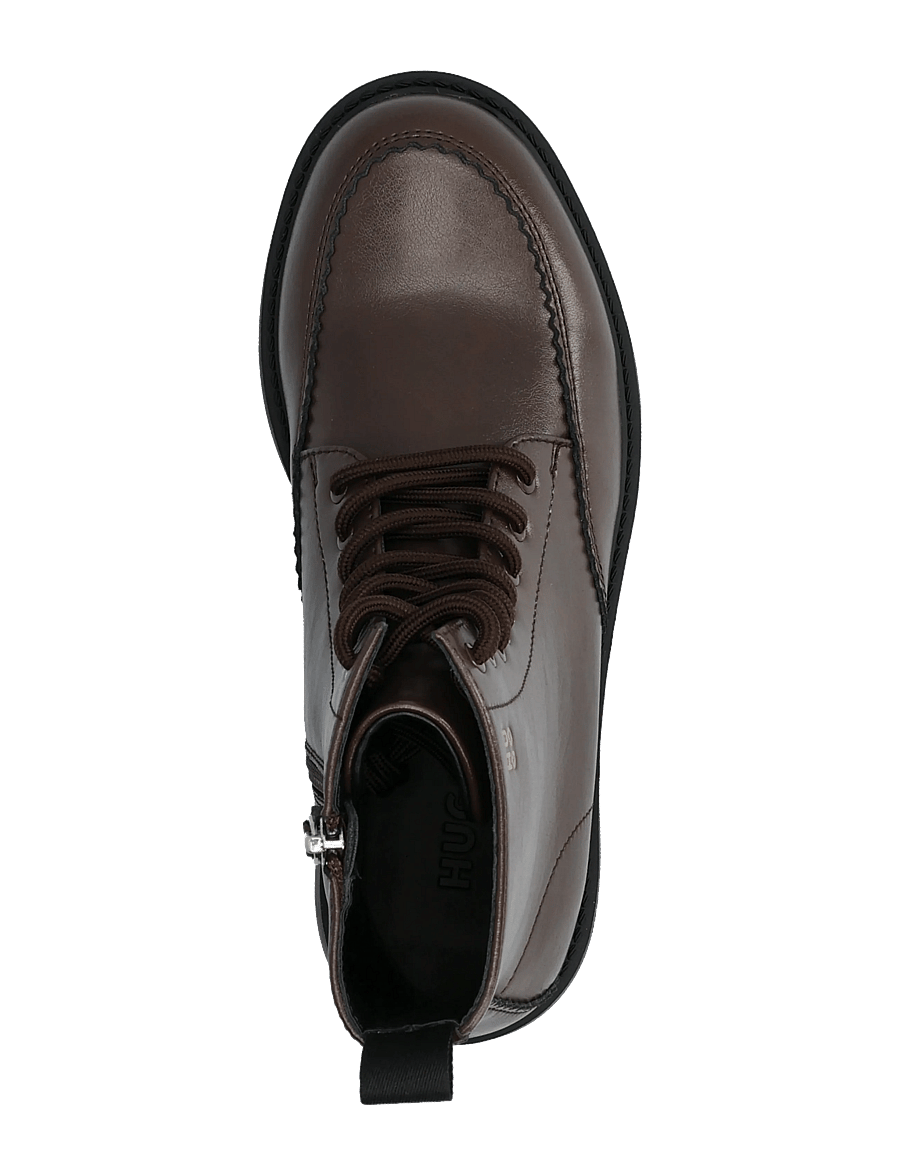 HUGO - Angey_LuBoot_aclt - geschnürte stiefel - dark brown - 3