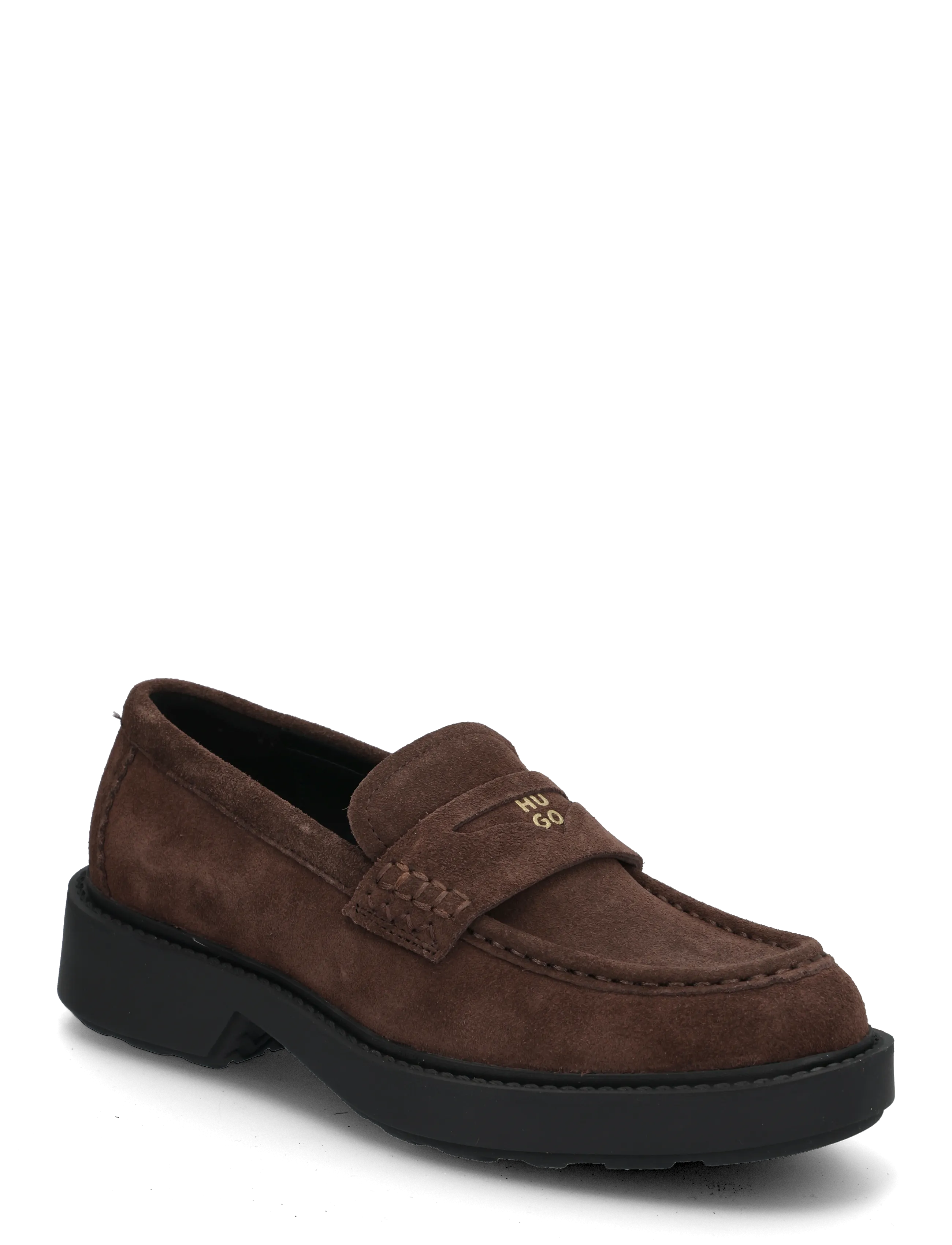 HUGO Angey_Mocc_sd - Loafers - DARK BROWN / brown