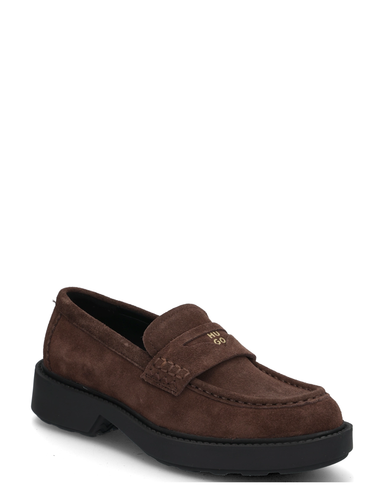 HUGO Angey_Mocc_sd - HUGO - DARK BROWN / brown