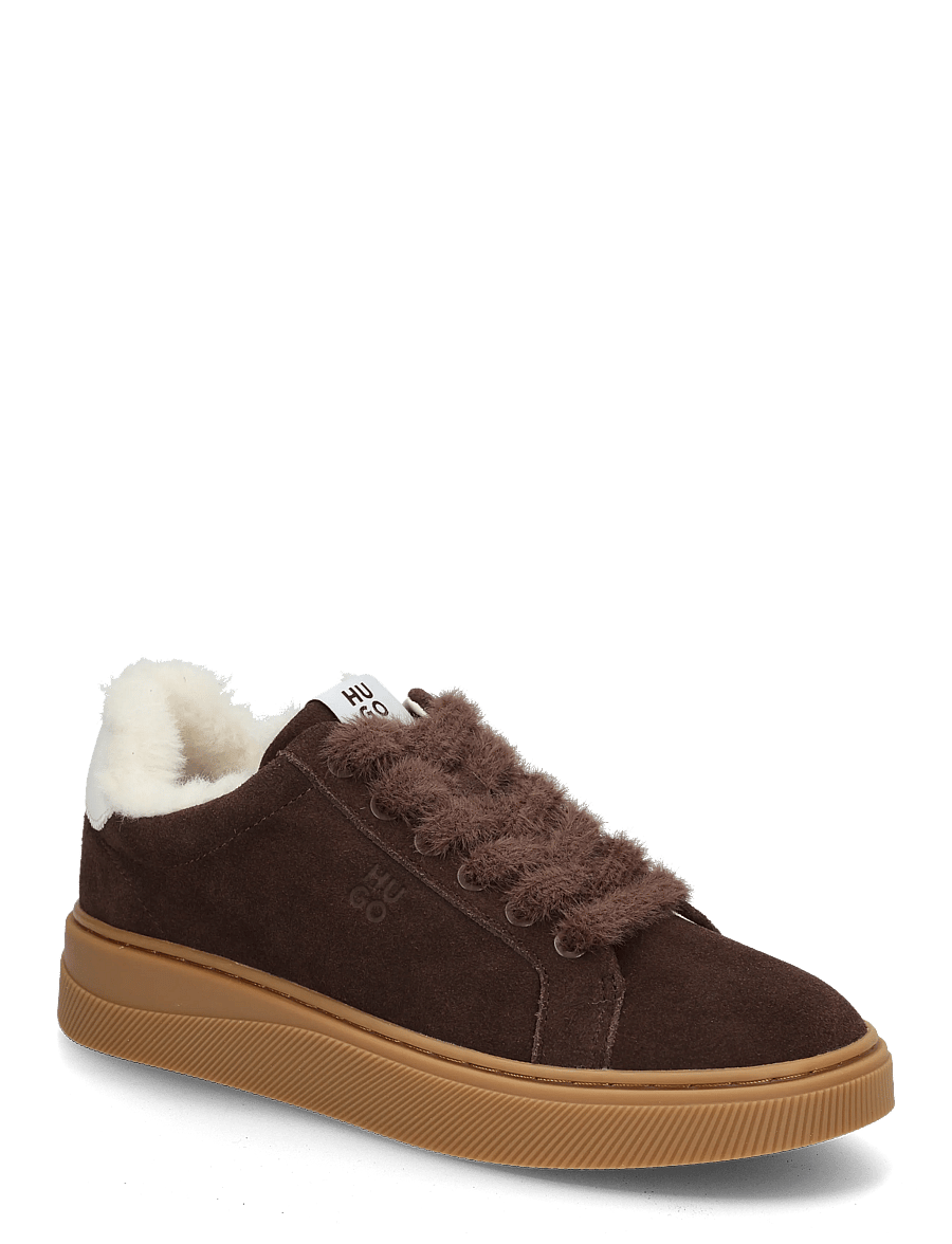 HUGO - Lyzz_Tenn_sdpuf - fodrade sneakers - dark brown - 0