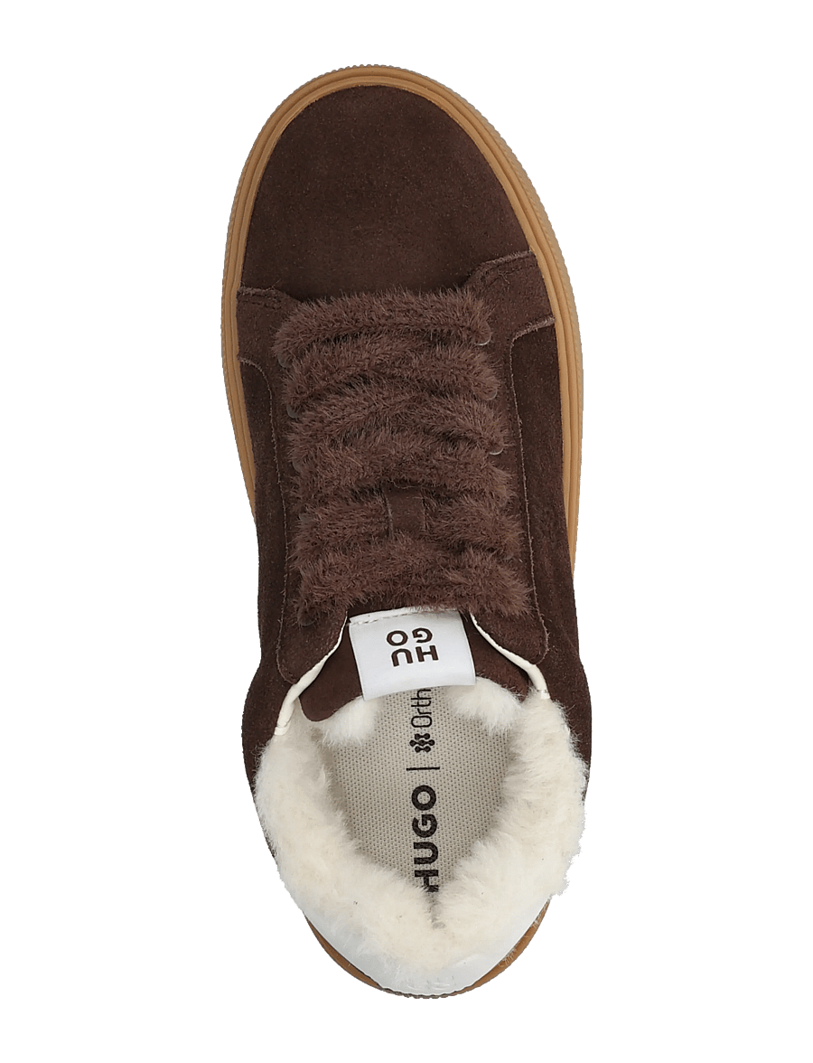 HUGO - Lyzz_Tenn_sdpuf - fodrade sneakers - dark brown - 3