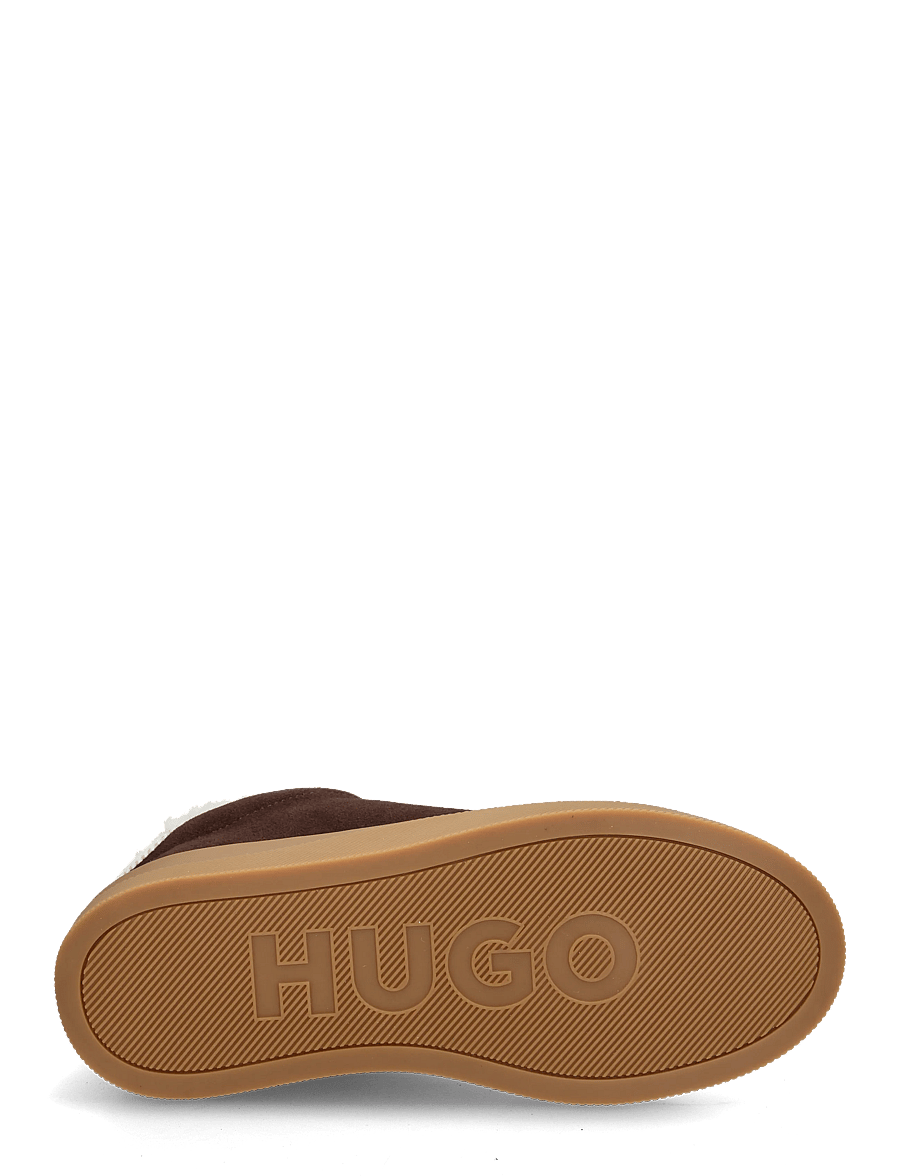 HUGO - Lyzz_Tenn_sdpuf - fodrade sneakers - dark brown - 4