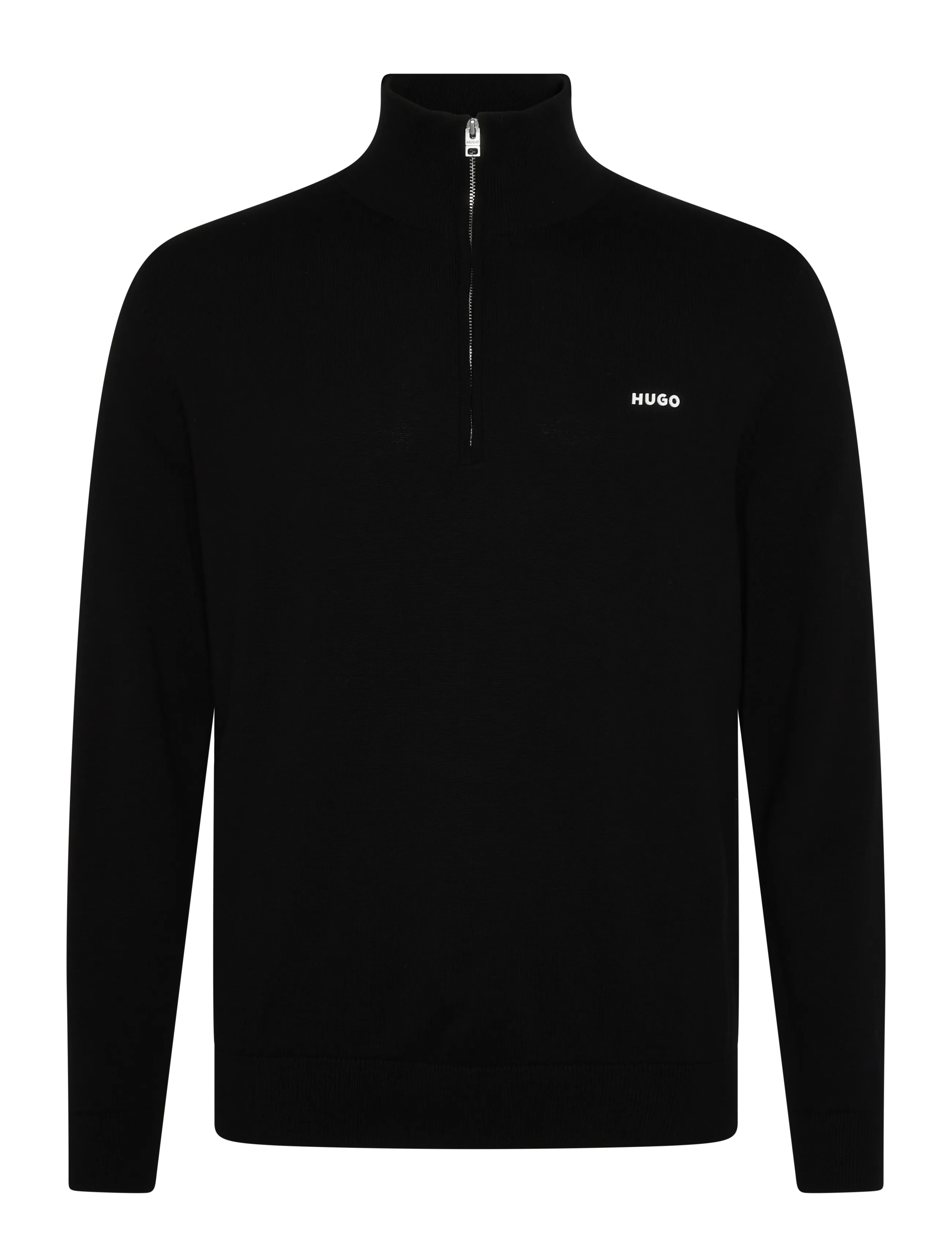 HUGO San Quintus-C2 - Half zip-tröjor - BLACK / black