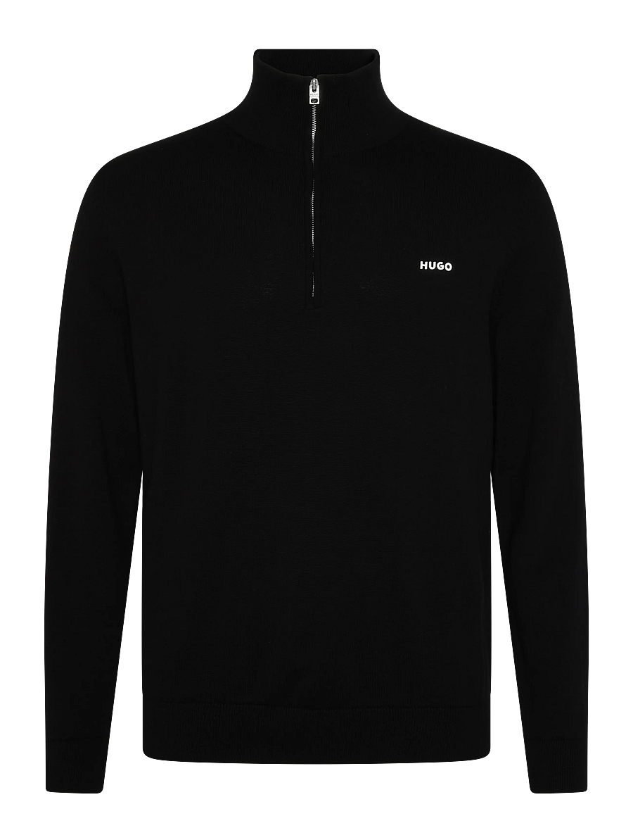 HUGO - San Quintus-C2 - half zip-tröjor - black - 0