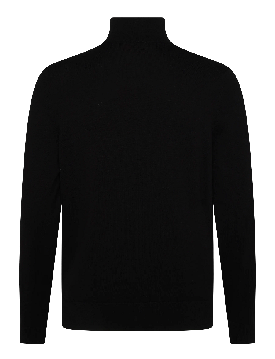 HUGO - San Quintus-C2 - half zip-tröjor - black - 1