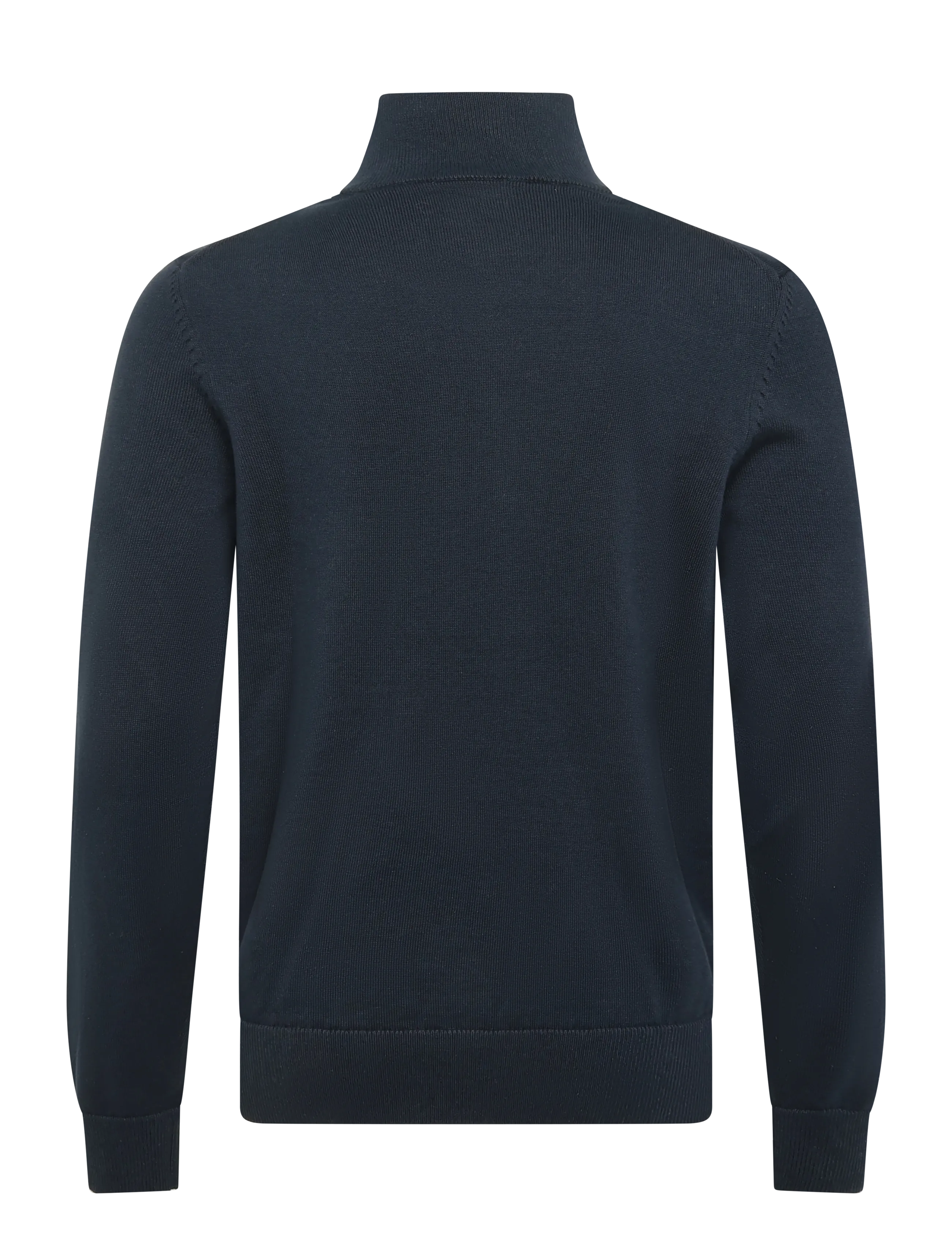 HUGO - San Quintus-C2 - pullover mit halbem reißverschluss - navy - 1