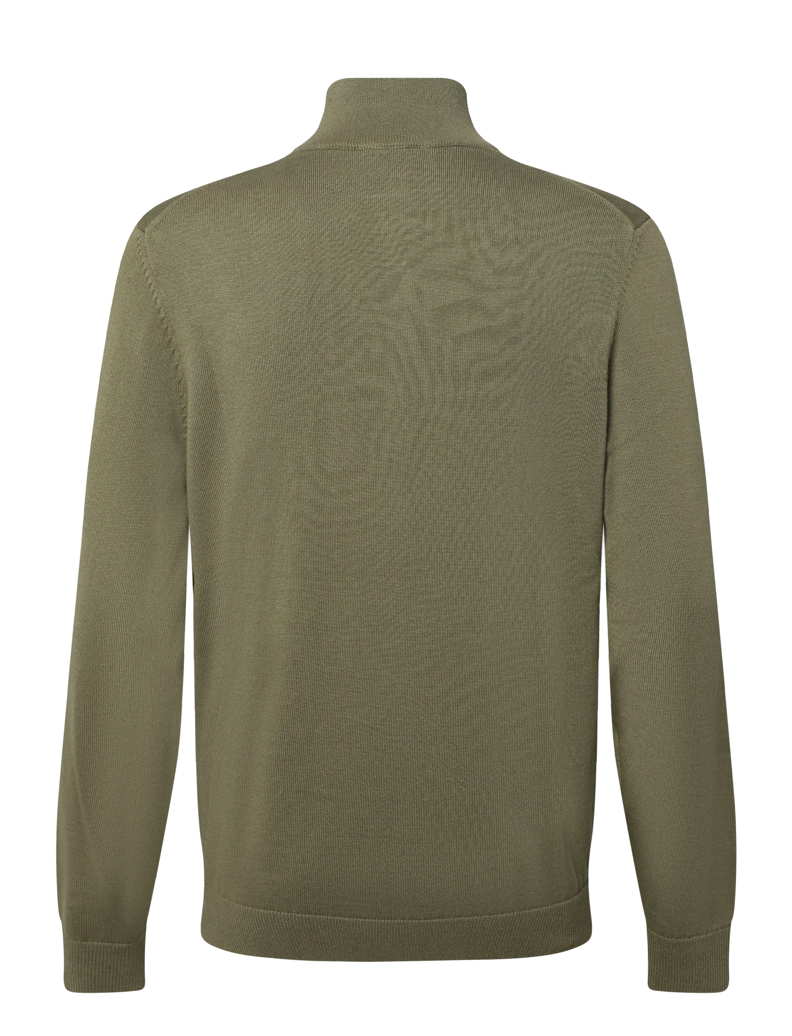 HUGO - San Quintus-C2 - pullover mit halbem reißverschluss - open green - 1