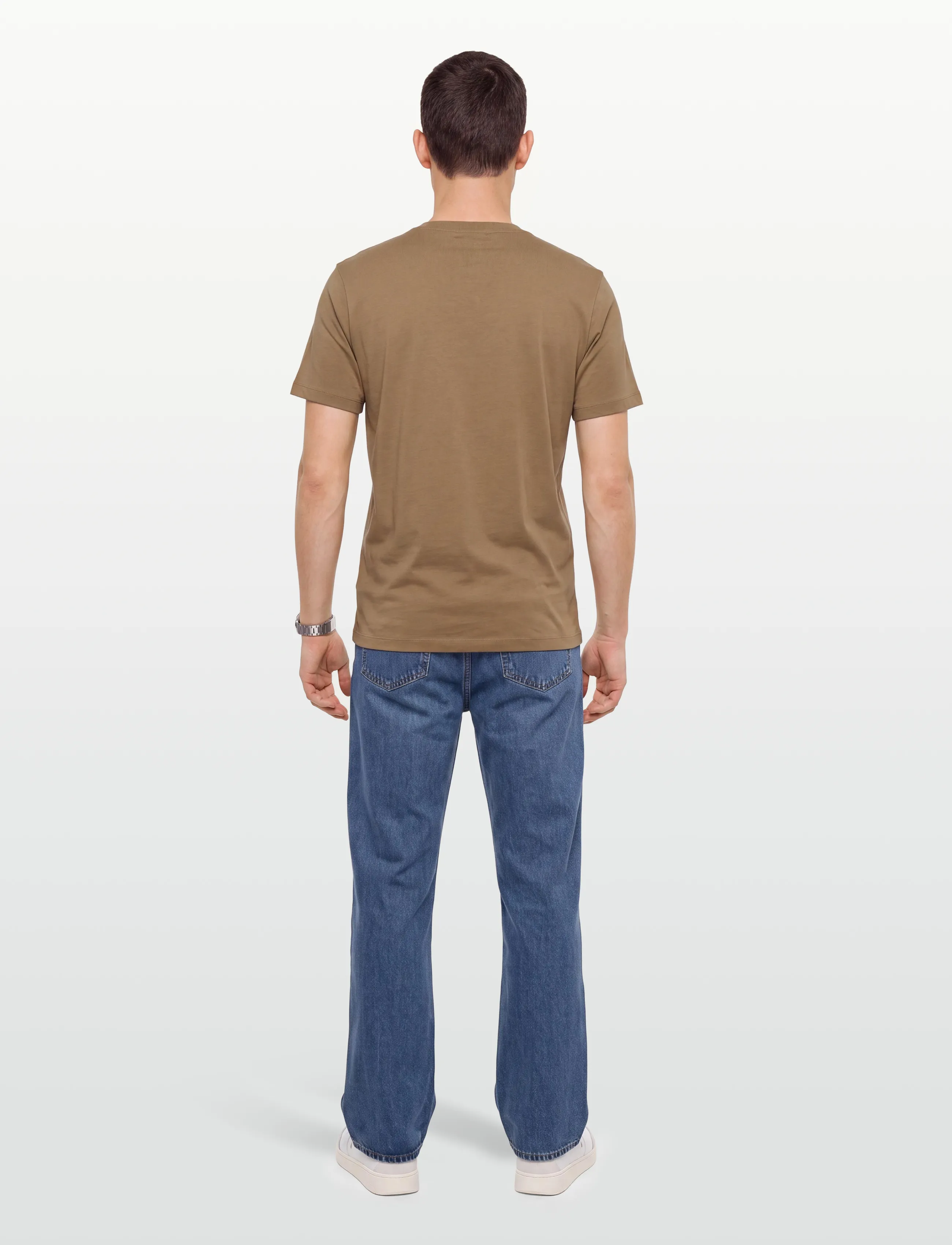 HUGO - Diflow - lühikeste varrukatega t-särgid - beige overflow - 4