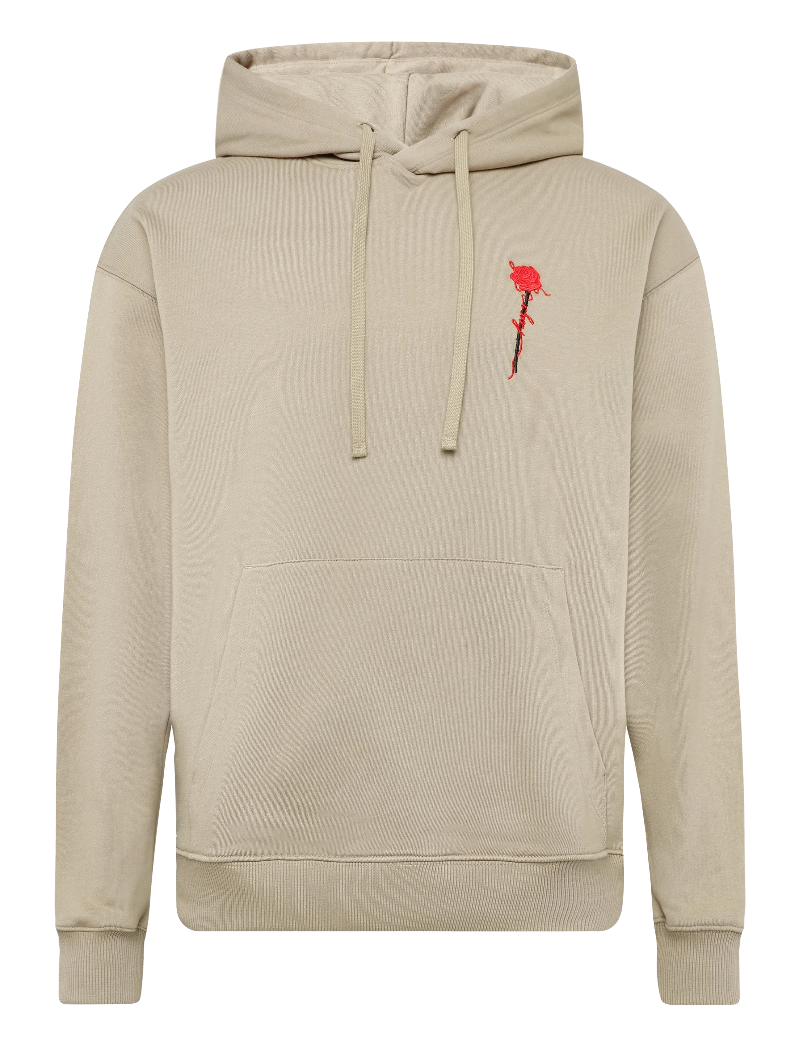 HUGO - Diflowhood - hoodies - beige overflow - 1
