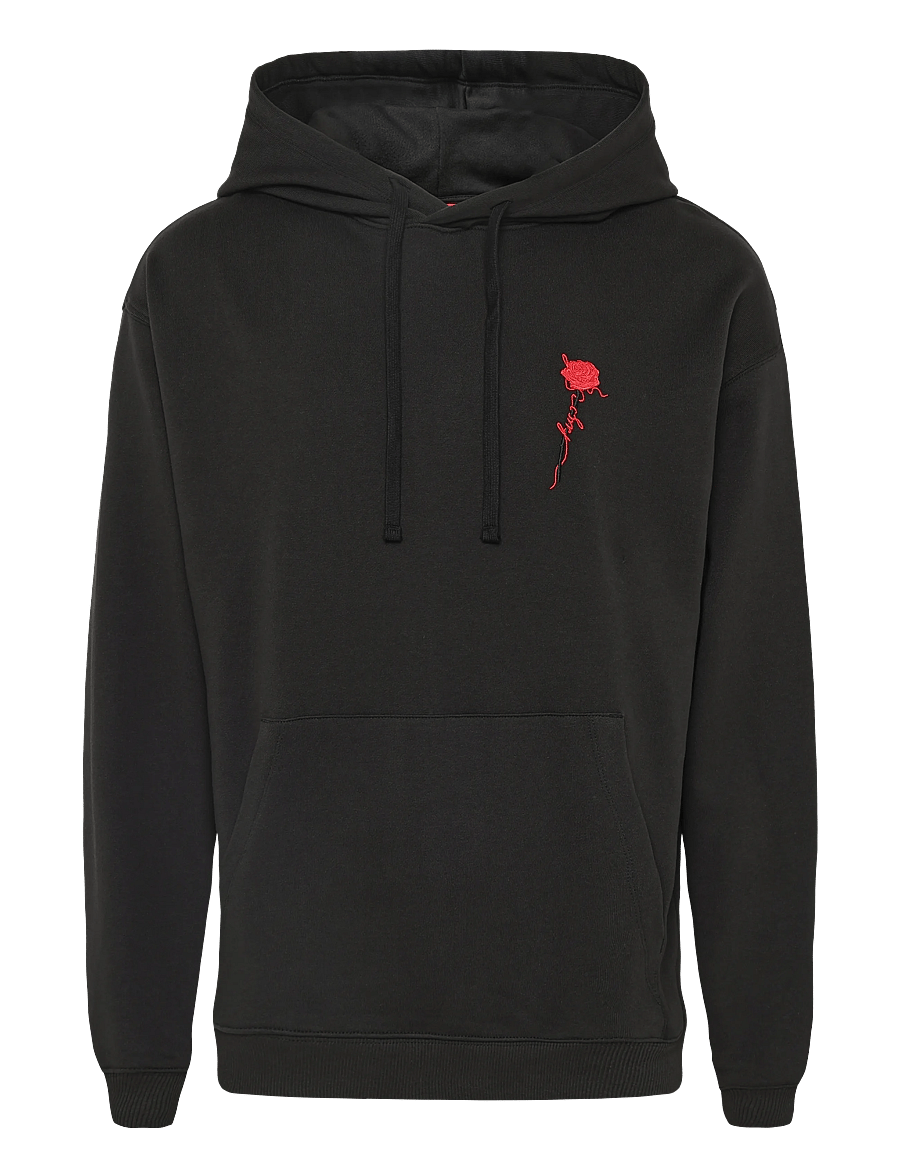 HUGO - Diflowhood - kapuzenpullover - black - 0
