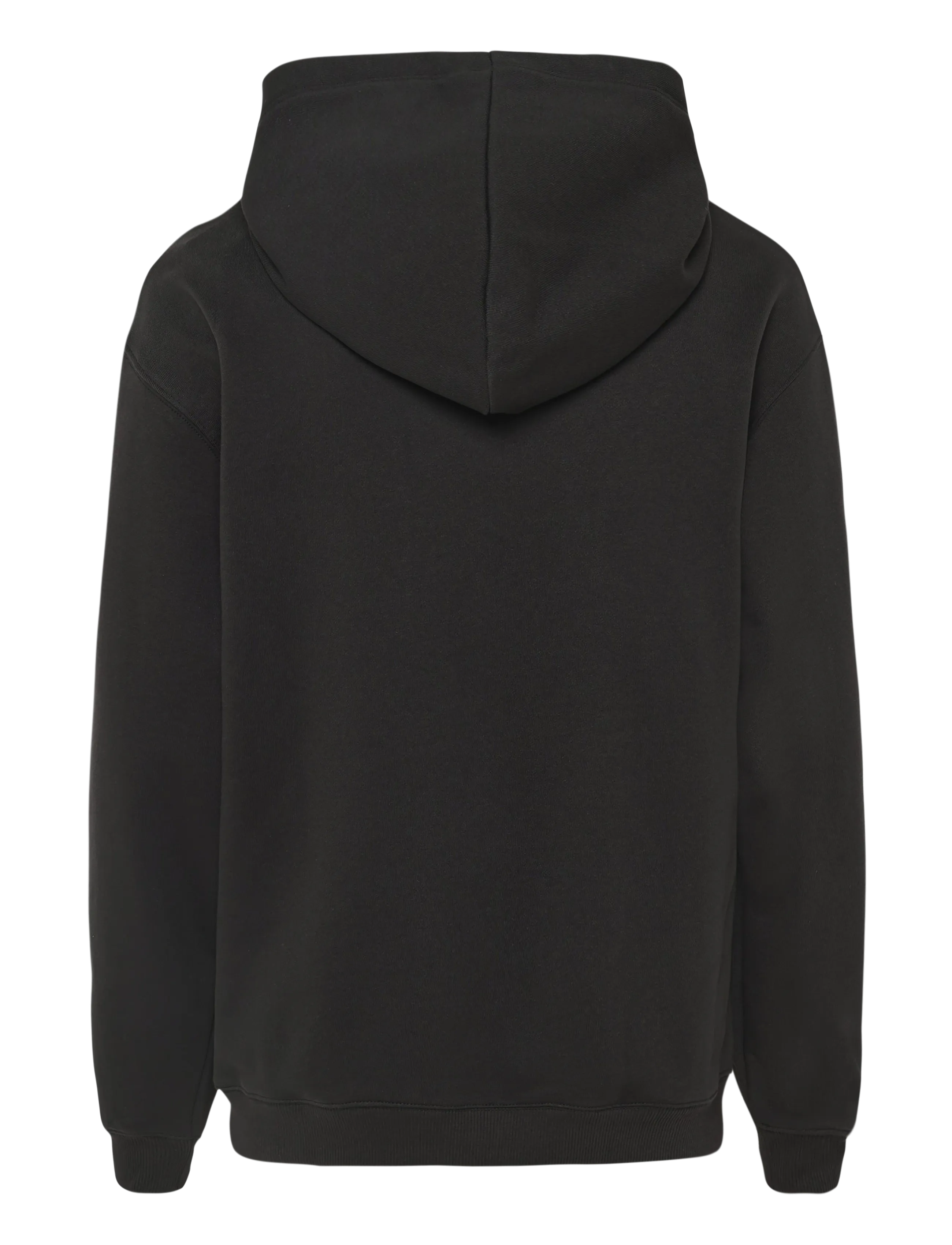 Relaxed-fit hoodie in cotton terry with rose logo 6