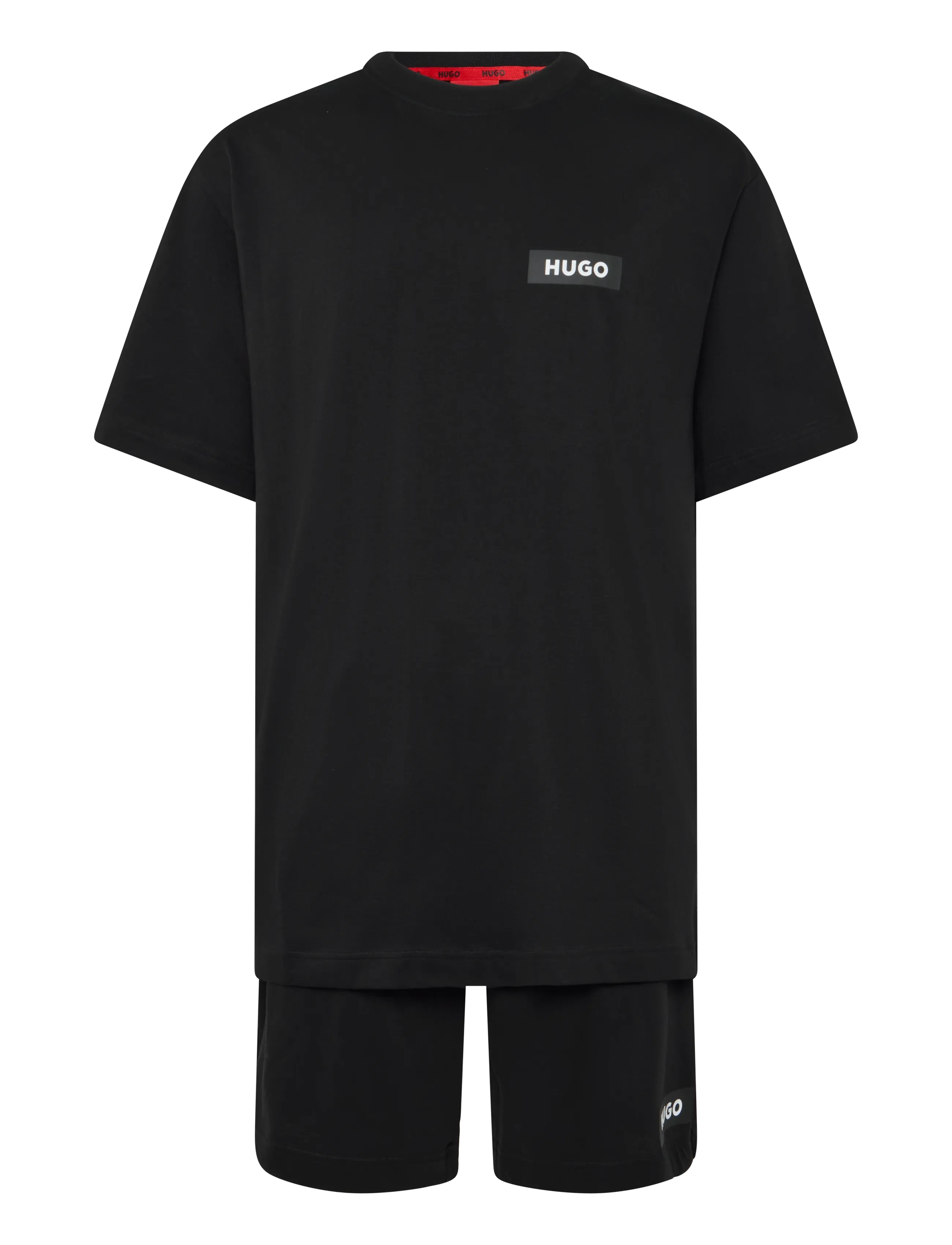 HUGO RON SHORT SET - HUGO - BLACK / black