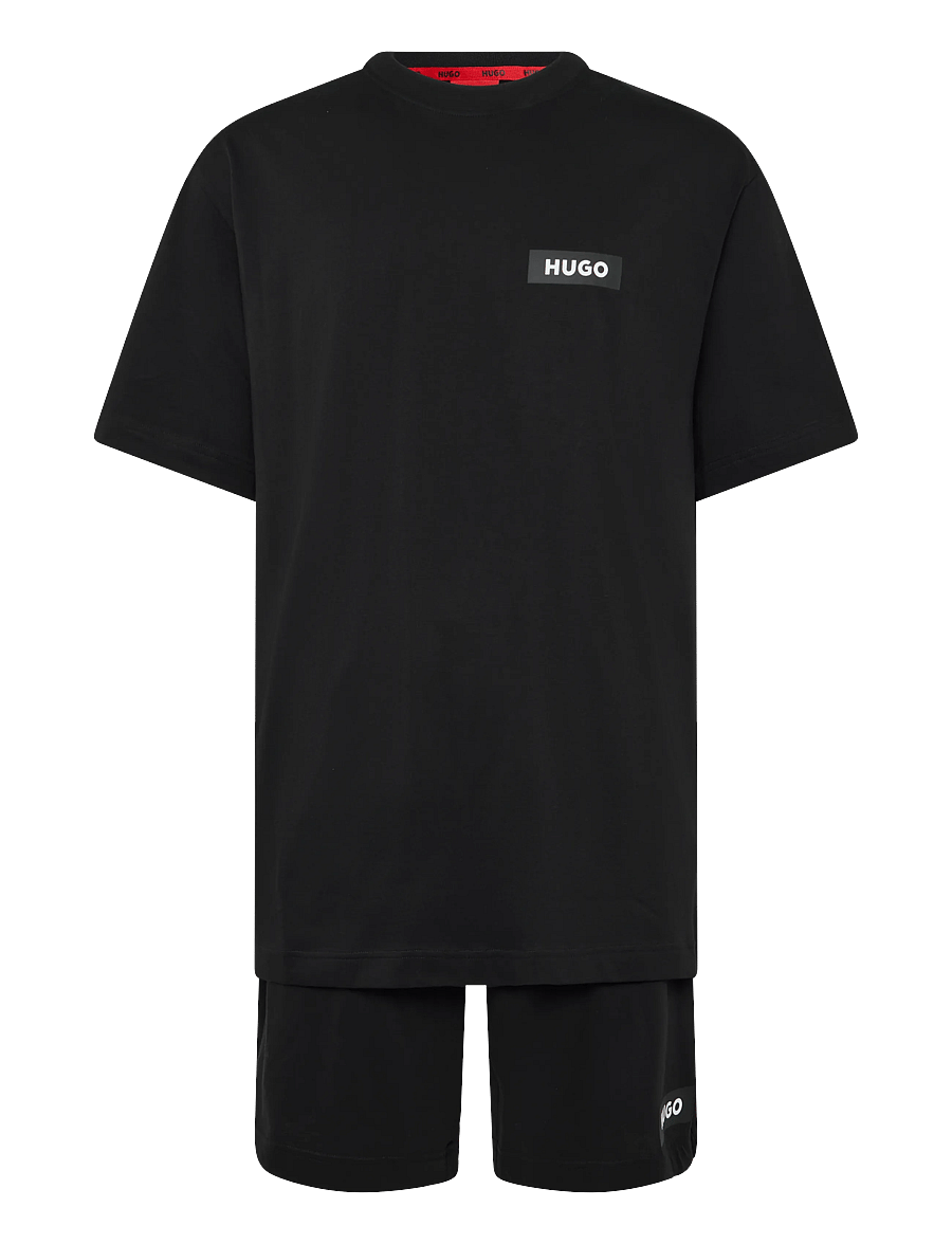 HUGO - RON SHORT SET - pyjamasset - black - 0