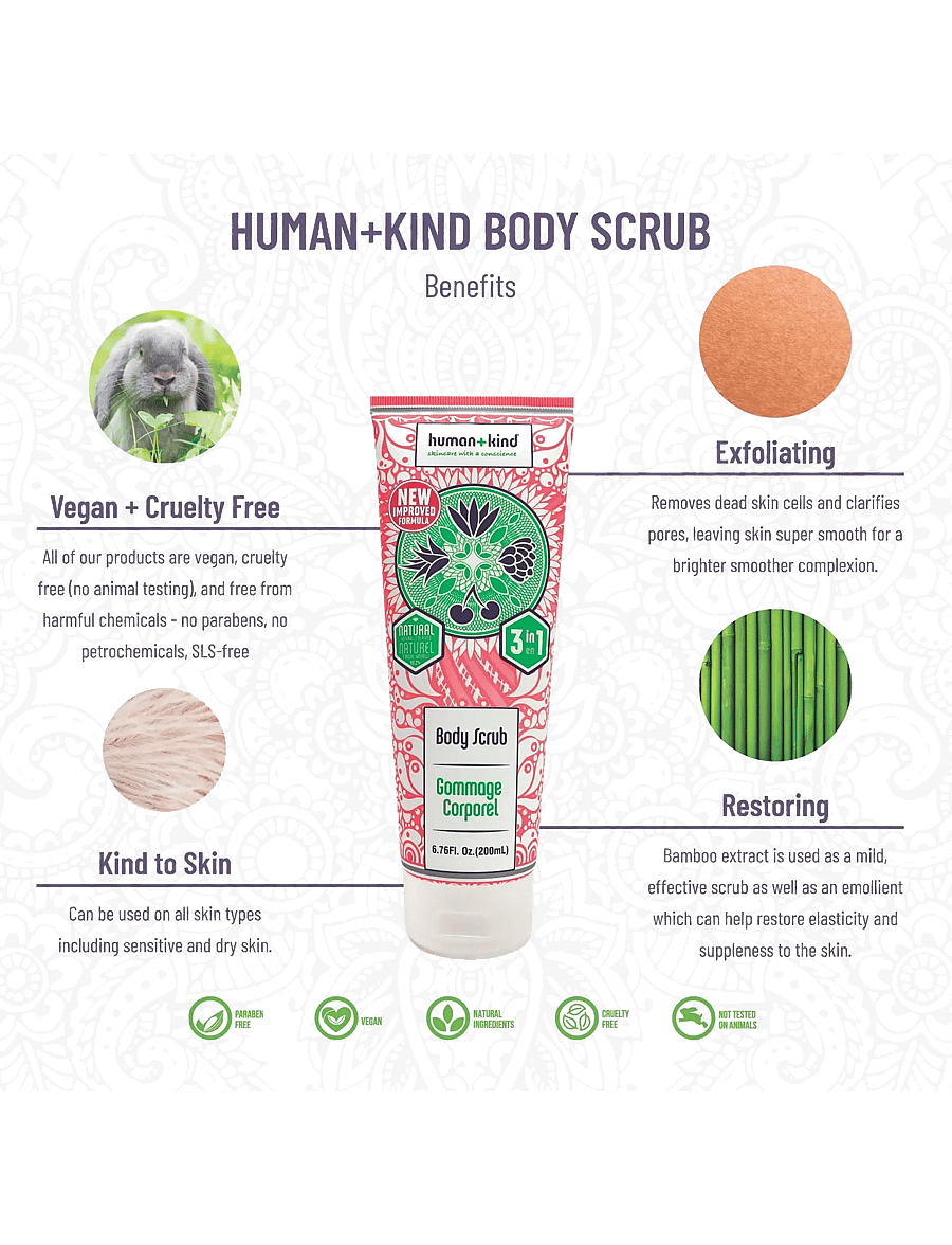Human + Kind - Body Scrub - skrúbbar - líkami - no colour - 2