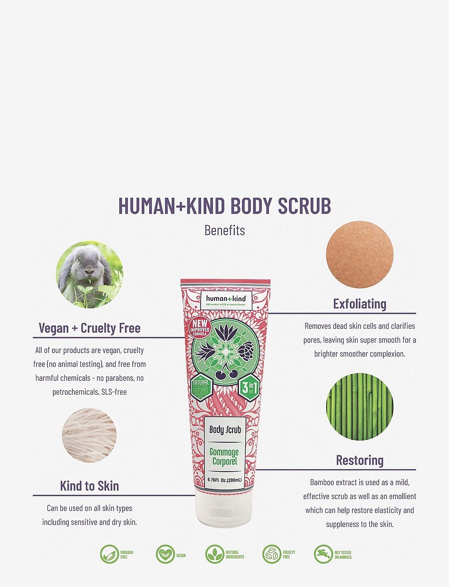 Human + Kind - Body Scrub - kuorinta – vartalo - no colour - 3