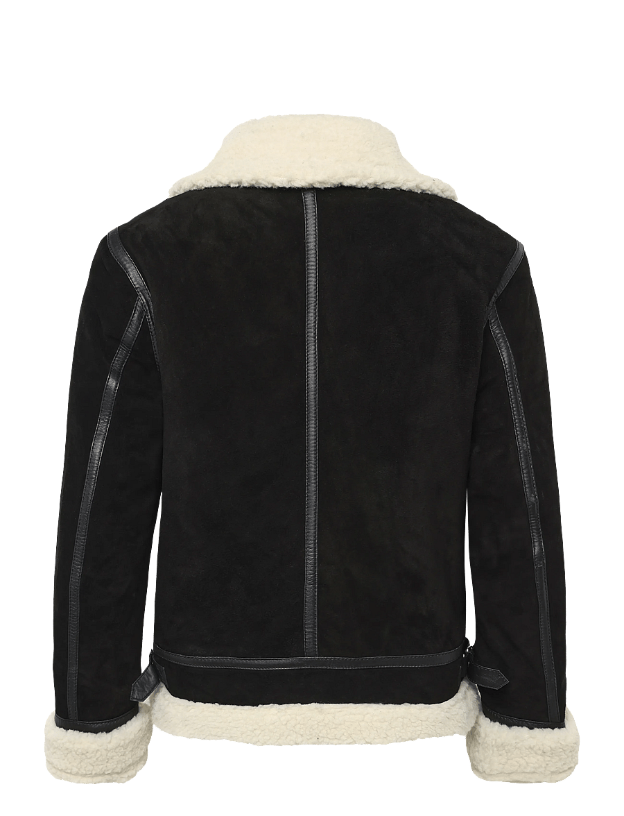 Human Scales - Bill Suede Jacket - kevadjoped - black - 1