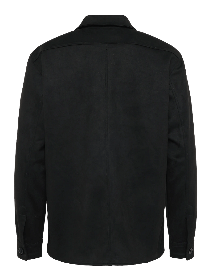 Human Scales - Rickard Vegan Suede Jacket - black - 1
