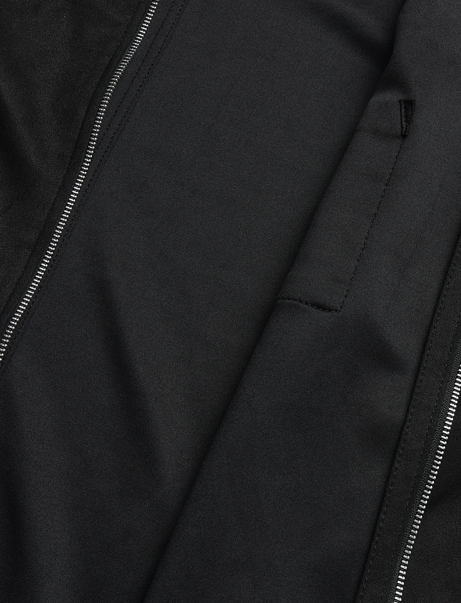 Human Scales - Rickard Vegan Suede Jacket - black - 4