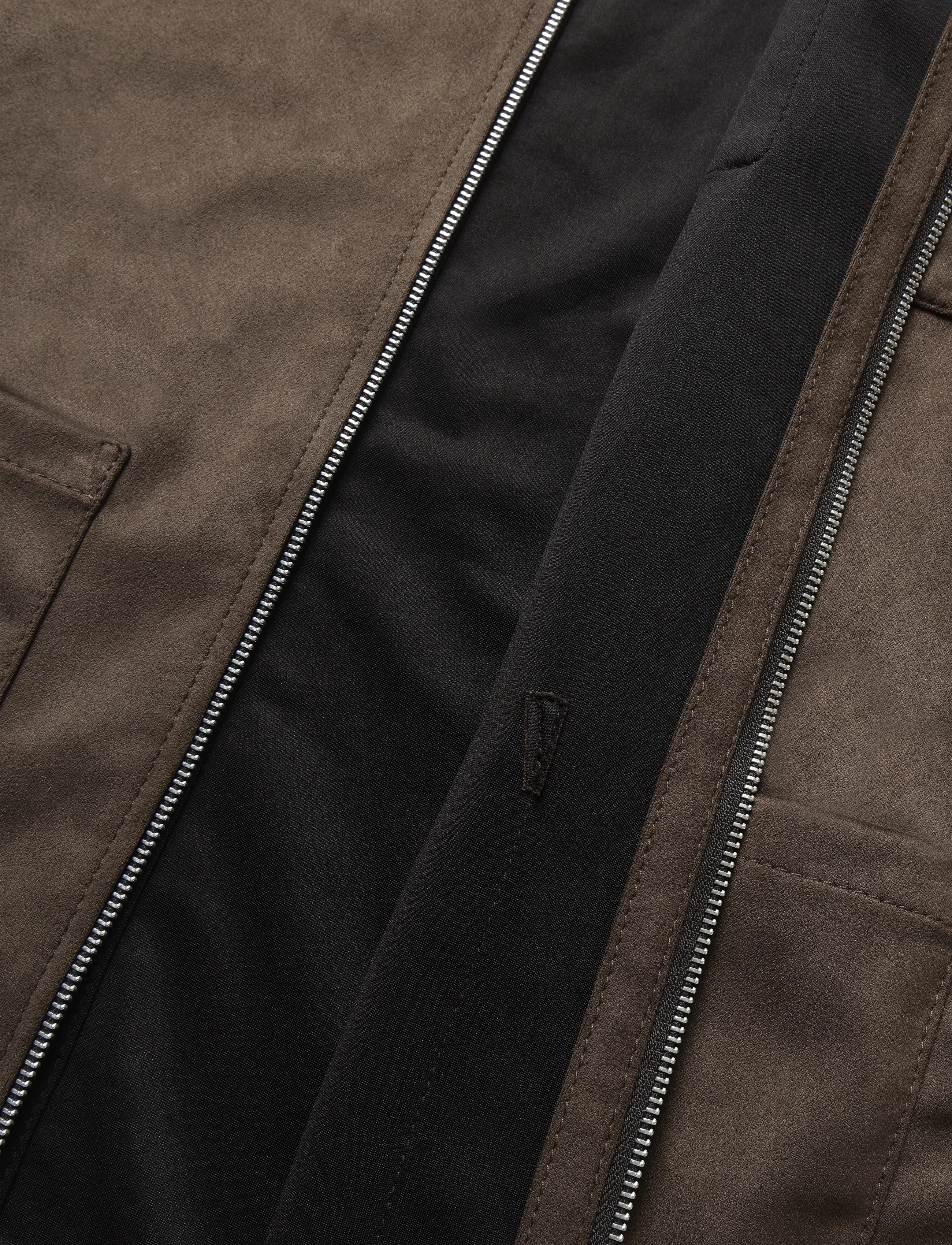 Human Scales - Rickard Vegan Suede Jacket - taupe - 4