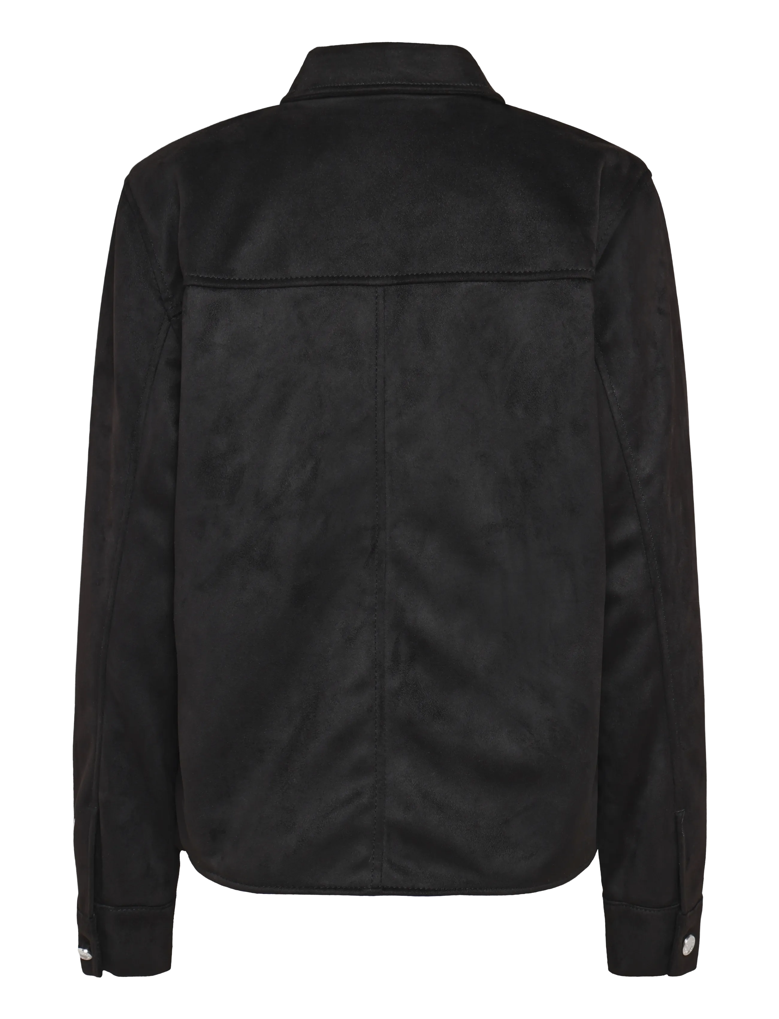 Human Scales - Seth Vegan Suede Jacket - höstjackor - black - 1