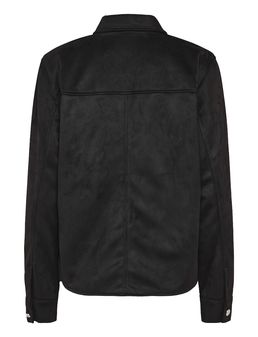 Human Scales - Seth Vegan Suede Jacket - höstjackor - black - 1
