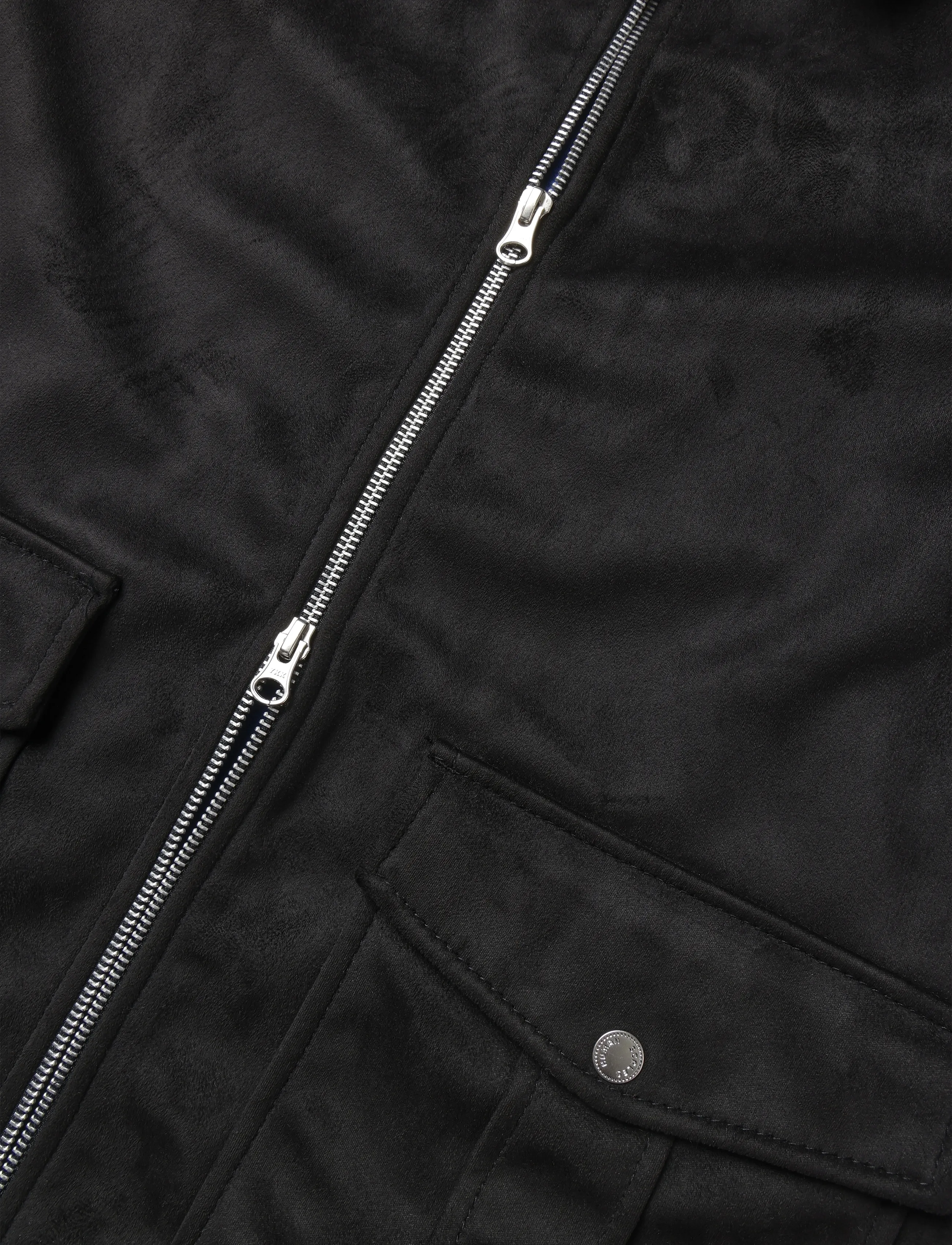 Human Scales - Seth Vegan Suede Jacket - höstjackor - black - 3